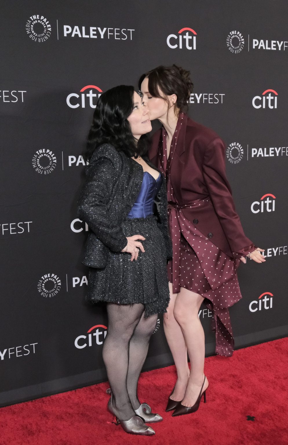HOLLYWOOD CA - MARCH 29: Alex Borstein and Rachel Brosnahan at PaleyFest LA 2025 honoring The Amy Sherman-Palladino Multiverse, presented by the Paley Center for Media, at the DOLBY THEATRE on March 29, 2025 in Hollywood, California. © Michael Bulbenko