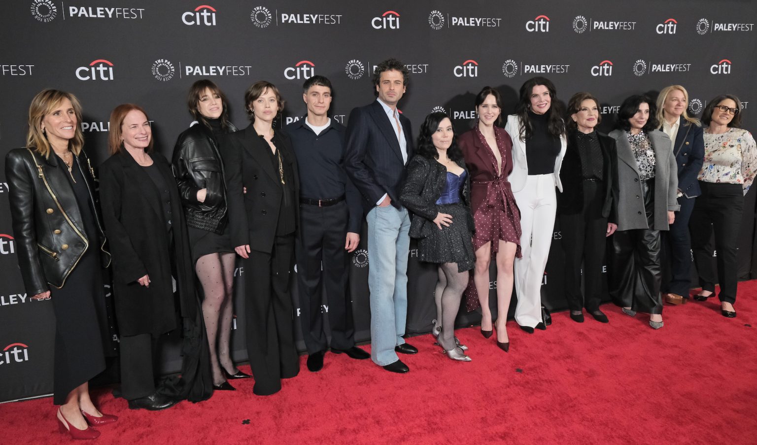 HOLLYWOOD CA - MARCH 29: Cast and creatives of The Amy Sherman-Palladino Multiverse at PaleyFest LA 2025 honoring TheAmy Sherman-Palladino Multiverse, presented by the Paley Center for Media, at the DOLBY THEATRE on March 29, 2025 in Hollywood, California. © Michael Bulbenko