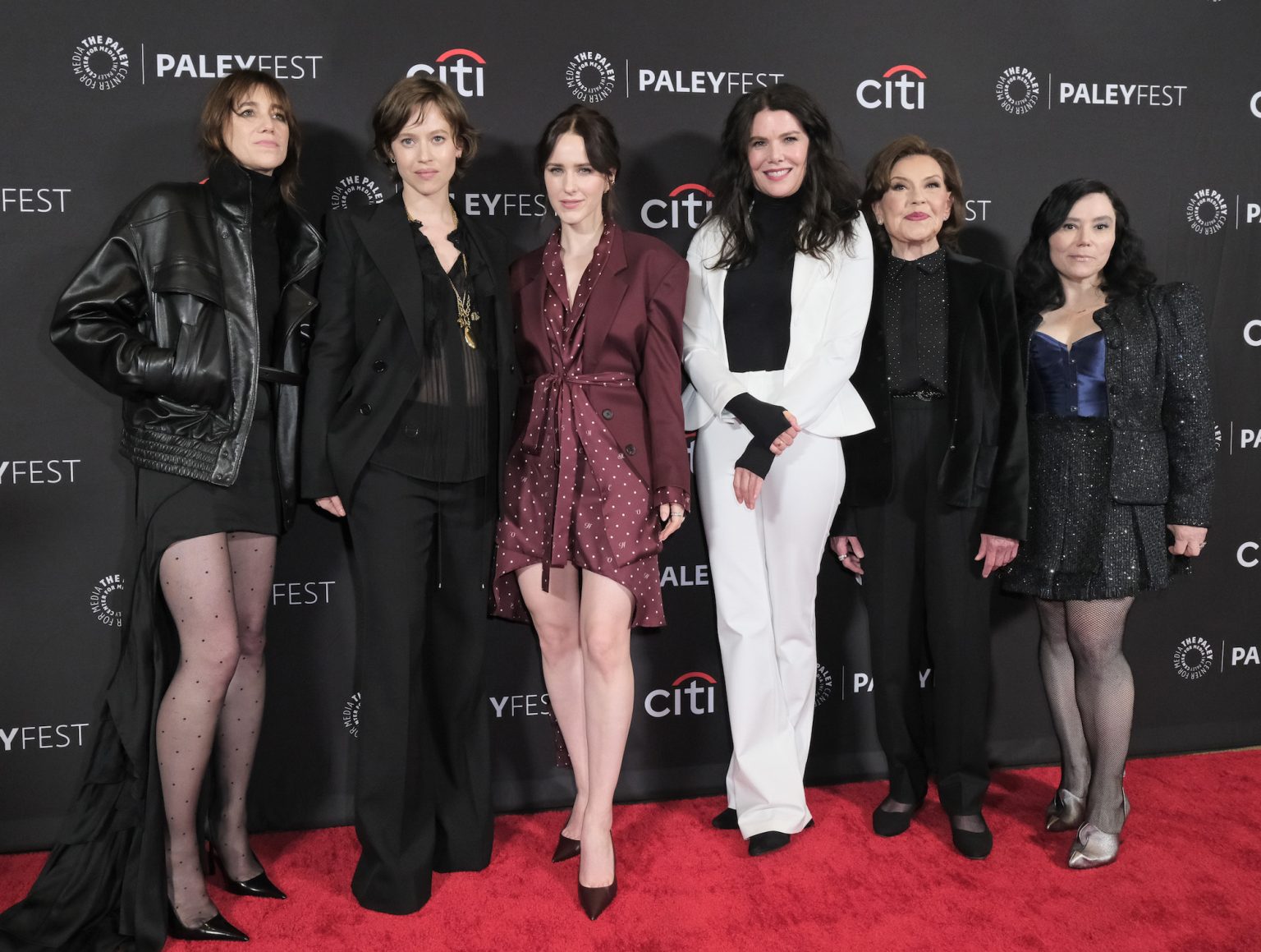 HOLLYWOOD CA - MARCH 29: Cast of The Amy Sherman-Palladino Multiverse at PaleyFest LA 2025 honoring The Amy Sherman-Palladino Multiverse, presented by the Paley Center for Media, at the DOLBY THEATRE on March 29, 2025 in Hollywood, California. © Michael Bulbenko