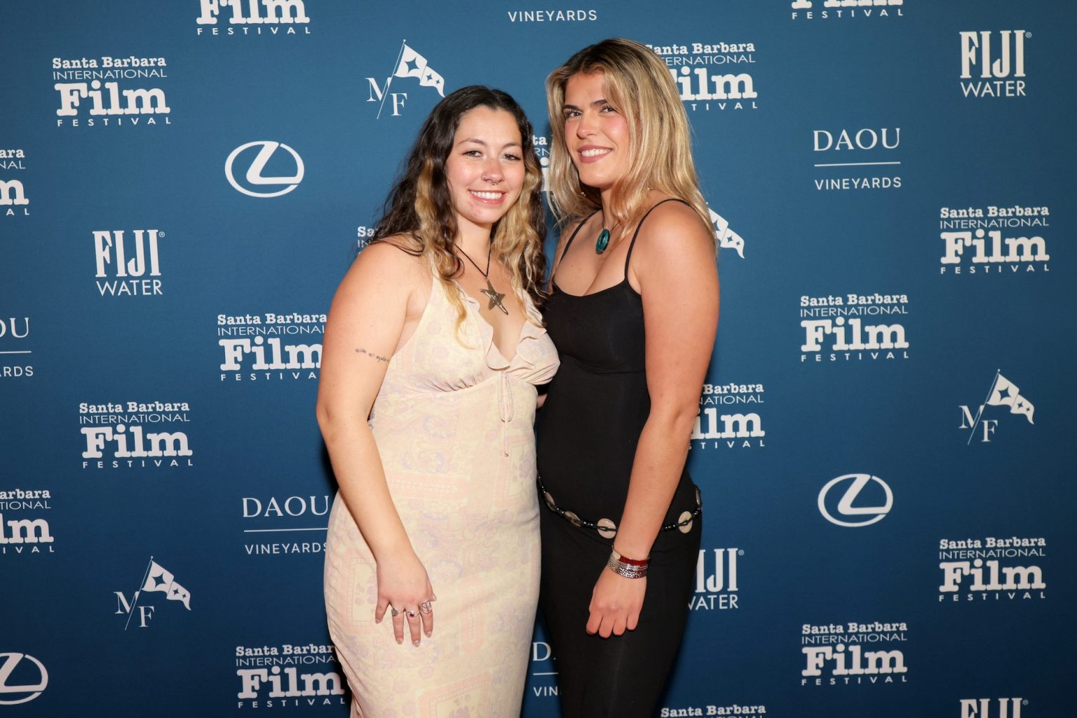 SANTA BARBARA, CALIFORNIA - FEBRUARY 06: (L-R) Tatum Davis and Taylor Ortiz attend the Outstanding Performer of the Year Award ceremony during the 40th Santa Barbara International Film Festival at Arlington Theatre on February 06, 2025 in Santa Barbara, California. (Photo by Rebecca Sapp/Getty Images for Santa Barbara International Film Festival)