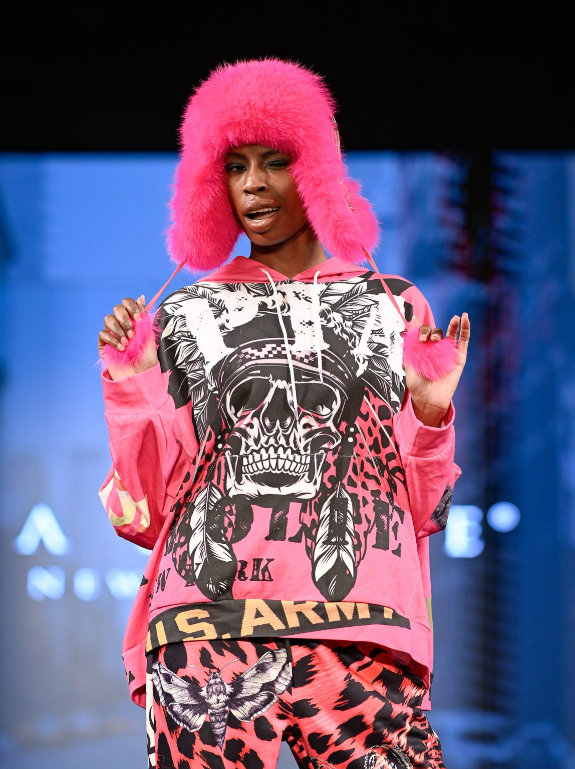 NEW YORK, NEW YORK - FEBRUARY 06: A model walks the runway at the Pia Bolte show during New York Fashion Week Powered By Art Hearts Fashion at The Angel Orensanz Foundation on February 06, 2025 in New York City. (Photo by Arun Nevader/Getty Images for Art Hearts Fashion)