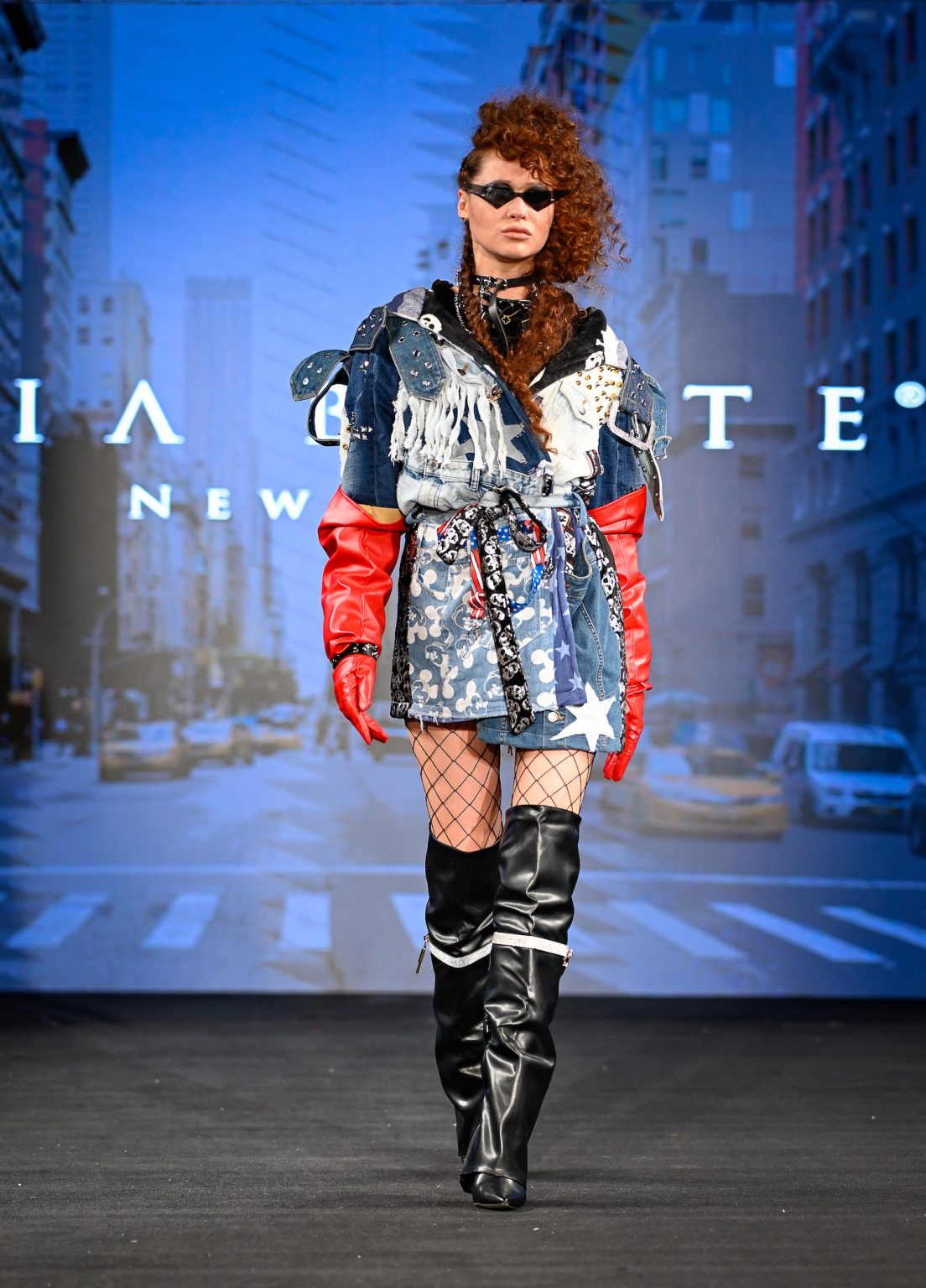 NEW YORK, NEW YORK - FEBRUARY 06: A model walks the runway at the Pia Bolte show during New York Fashion Week Powered By Art Hearts Fashion at The Angel Orensanz Foundation on February 06, 2025 in New York City. (Photo by Arun Nevader/Getty Images for Art Hearts Fashion)