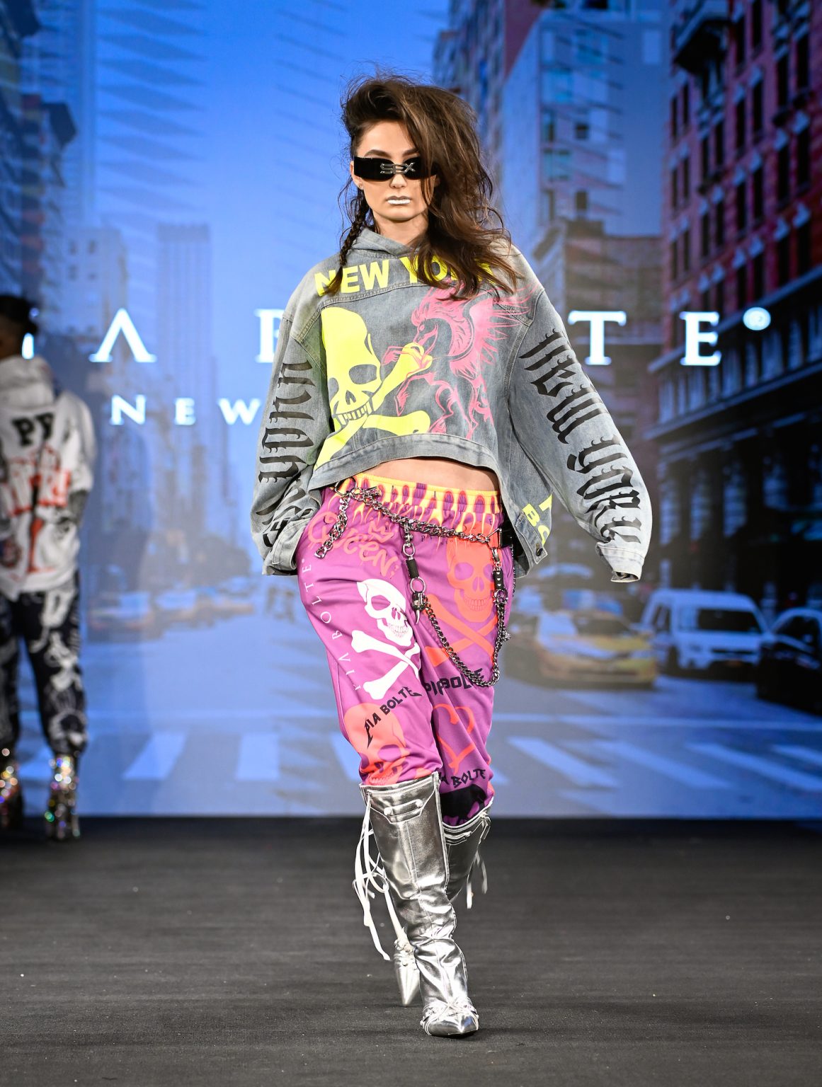 NEW YORK, NEW YORK - FEBRUARY 06: A model walks the runway at the Pia Bolte show during New York Fashion Week Powered By Art Hearts Fashion at The Angel Orensanz Foundation on February 06, 2025 in New York City. (Photo by Arun Nevader/Getty Images for Art Hearts Fashion)
