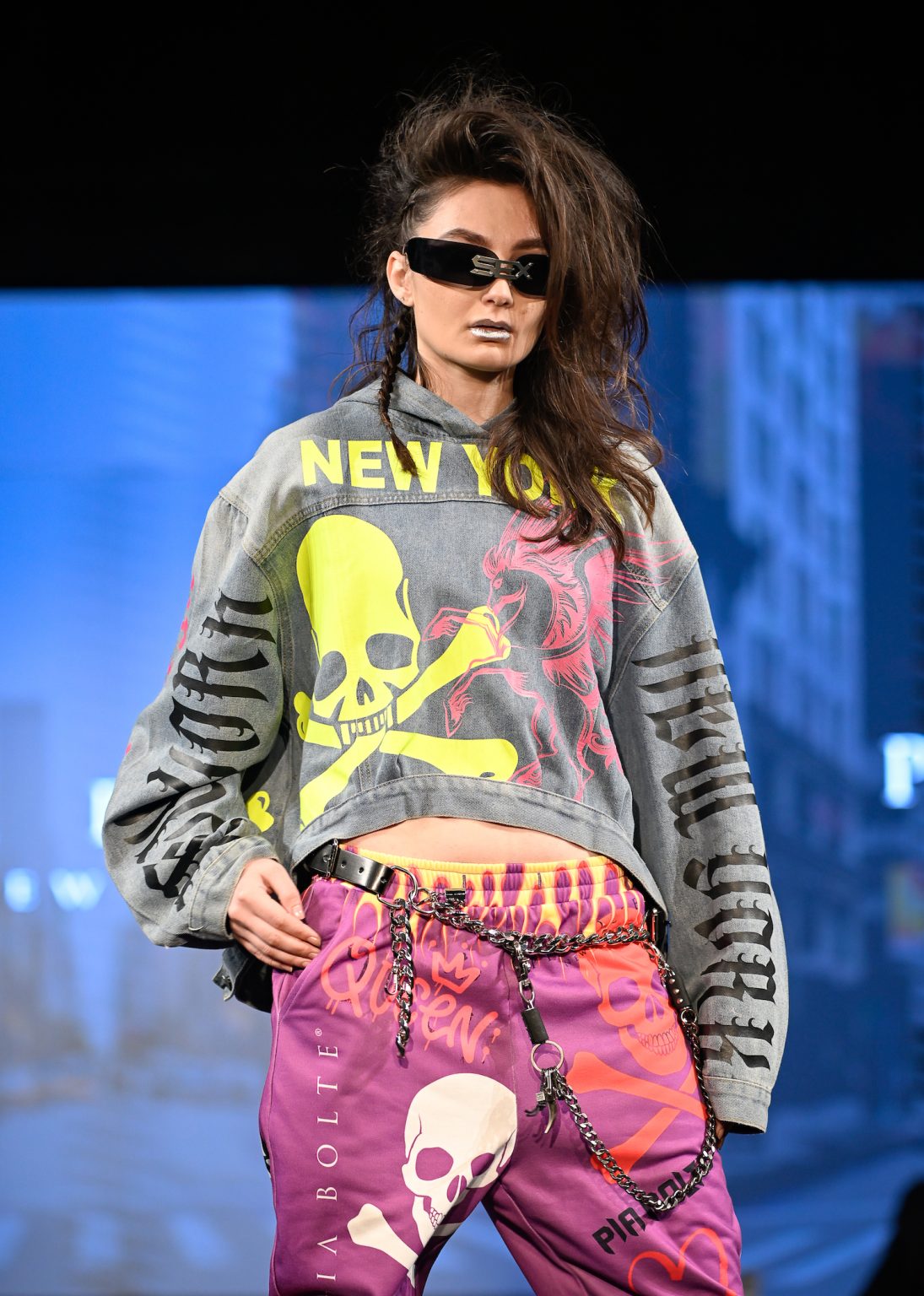 NEW YORK, NEW YORK - FEBRUARY 06: A model walks the runway at the Pia Bolte show during New York Fashion Week Powered By Art Hearts Fashion at The Angel Orensanz Foundation on February 06, 2025 in New York City. (Photo by Arun Nevader/Getty Images for Art Hearts Fashion)