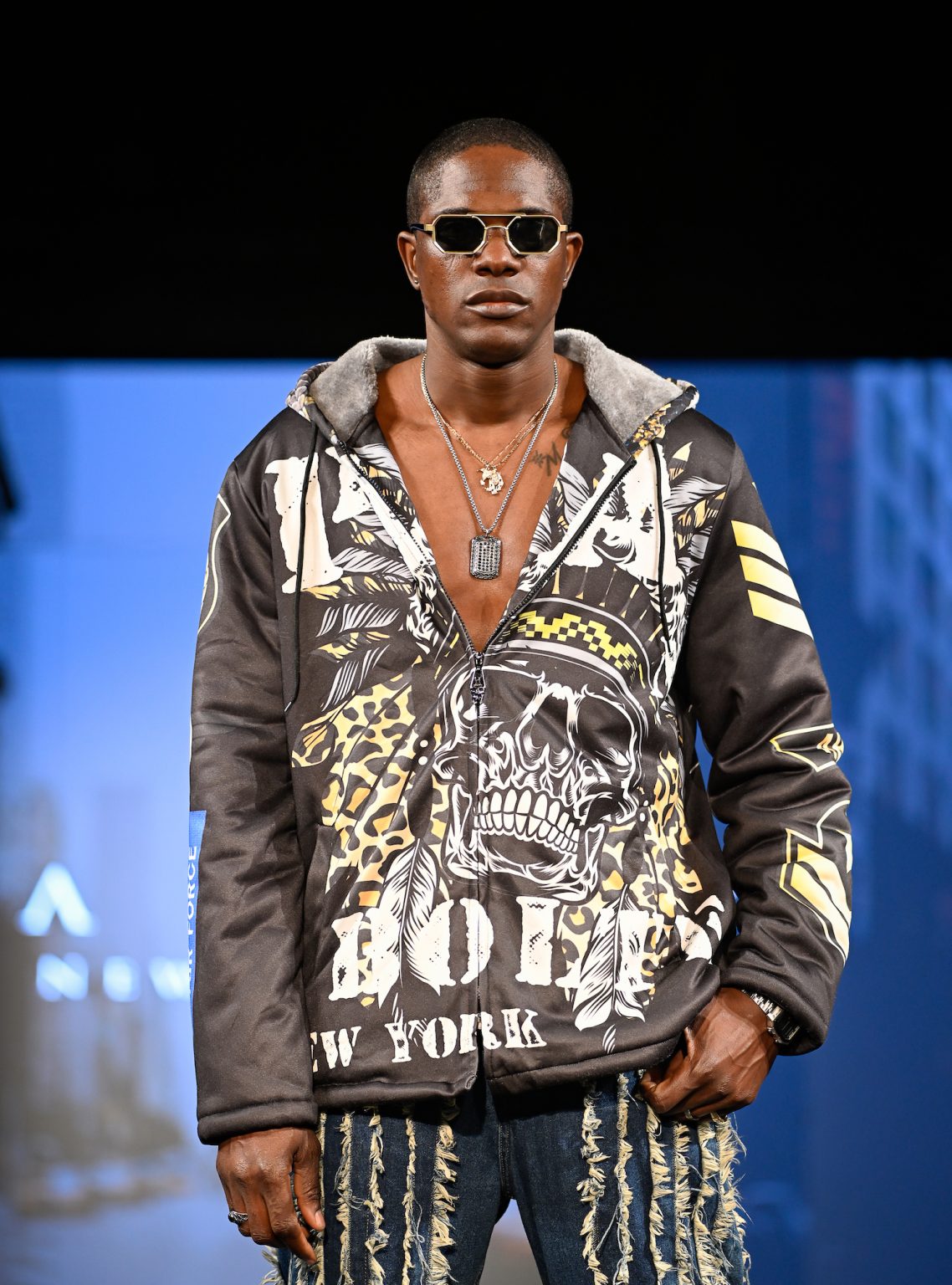 NEW YORK, NEW YORK - FEBRUARY 06: A model walks the runway at the Pia Bolte show during New York Fashion Week Powered By Art Hearts Fashion at The Angel Orensanz Foundation on February 06, 2025 in New York City. (Photo by Arun Nevader/Getty Images for Art Hearts Fashion)