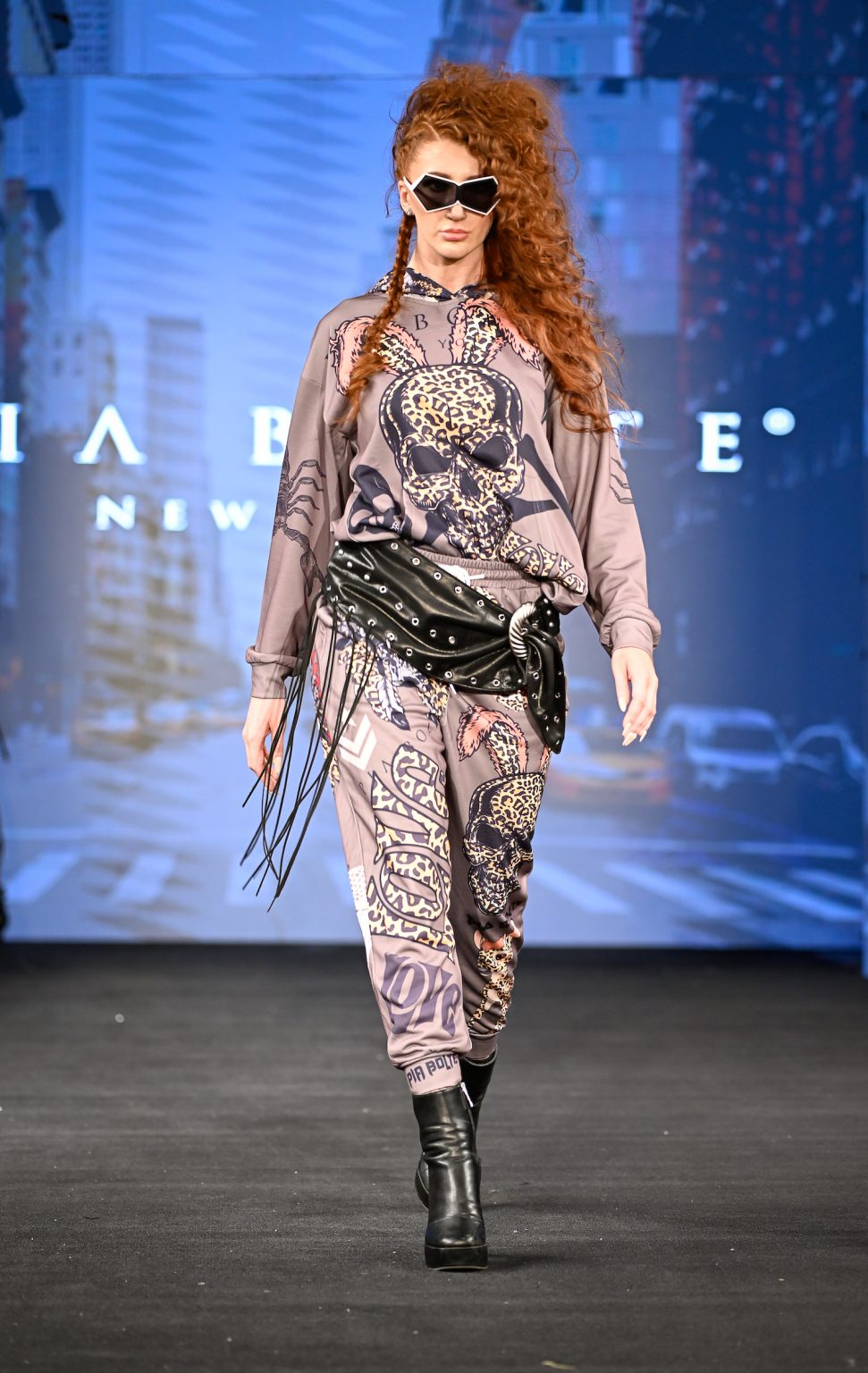 NEW YORK, NEW YORK - FEBRUARY 06: A model walks the runway at the Pia Bolte show during New York Fashion Week Powered By Art Hearts Fashion at The Angel Orensanz Foundation on February 06, 2025 in New York City. (Photo by Arun Nevader/Getty Images for Art Hearts Fashion)