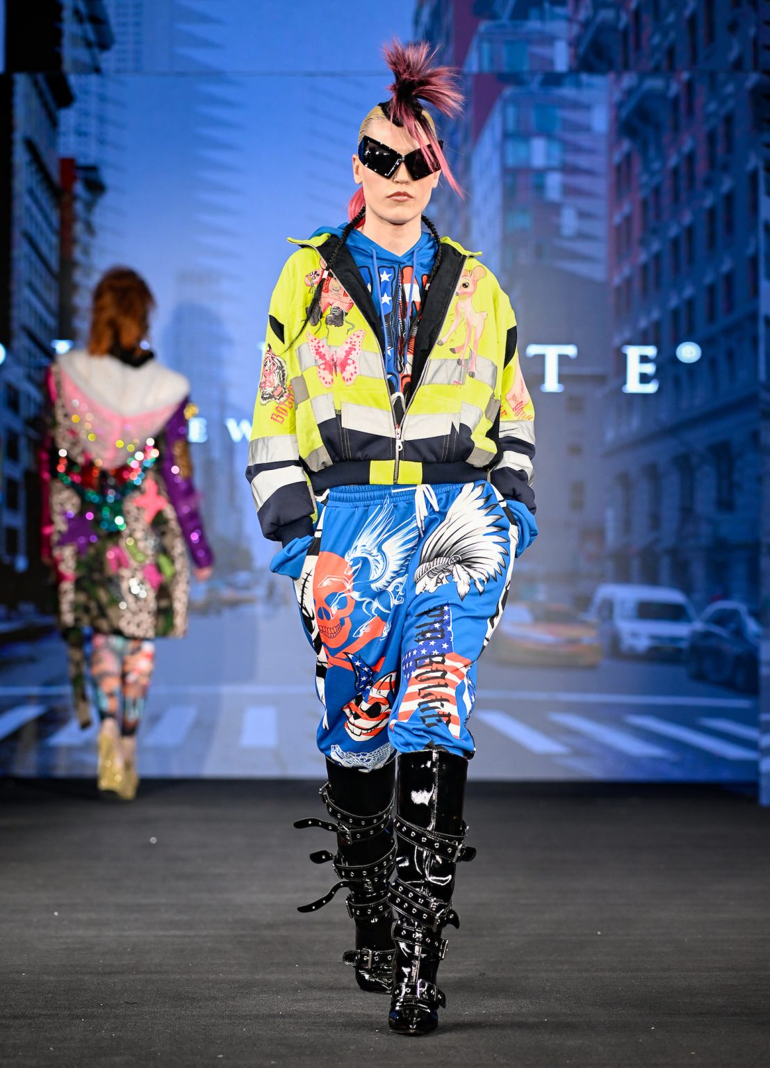 NEW YORK, NEW YORK - FEBRUARY 06: A model walks the runway at the Pia Bolte show during New York Fashion Week Powered By Art Hearts Fashion at The Angel Orensanz Foundation on February 06, 2025 in New York City. (Photo by Arun Nevader/Getty Images for Art Hearts Fashion)