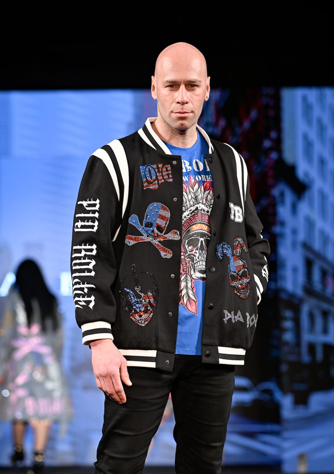 NEW YORK, NEW YORK - FEBRUARY 06: A model walks the runway at the Pia Bolte show during New York Fashion Week Powered By Art Hearts Fashion at The Angel Orensanz Foundation on February 06, 2025 in New York City. (Photo by Arun Nevader/Getty Images for Art Hearts Fashion)