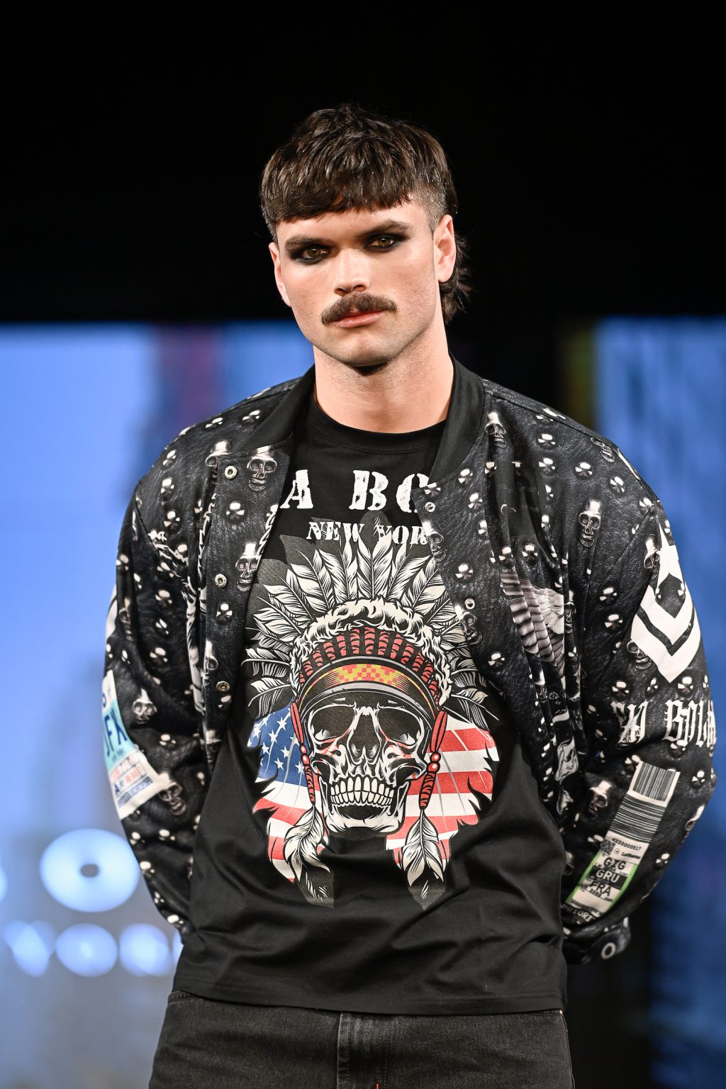 NEW YORK, NEW YORK - FEBRUARY 06: A model walks the runway at the Pia Bolte show during New York Fashion Week Powered By Art Hearts Fashion at The Angel Orensanz Foundation on February 06, 2025 in New York City. (Photo by Arun Nevader/Getty Images for Art Hearts Fashion)