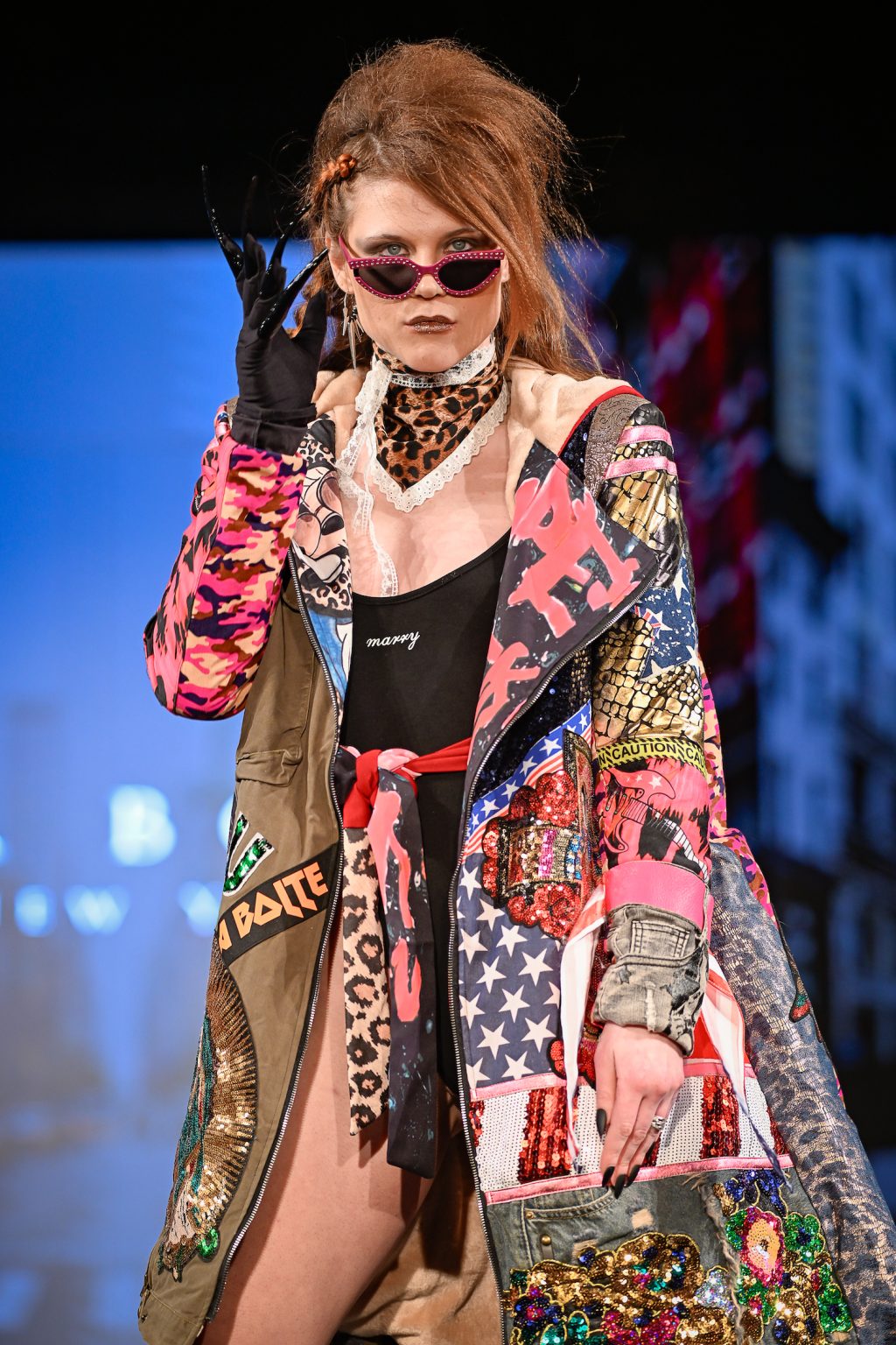 NEW YORK, NEW YORK - FEBRUARY 06: A model walks the runway at the Pia Bolte show during New York Fashion Week Powered By Art Hearts Fashion at The Angel Orensanz Foundation on February 06, 2025 in New York City. (Photo by Arun Nevader/Getty Images for Art Hearts Fashion)
