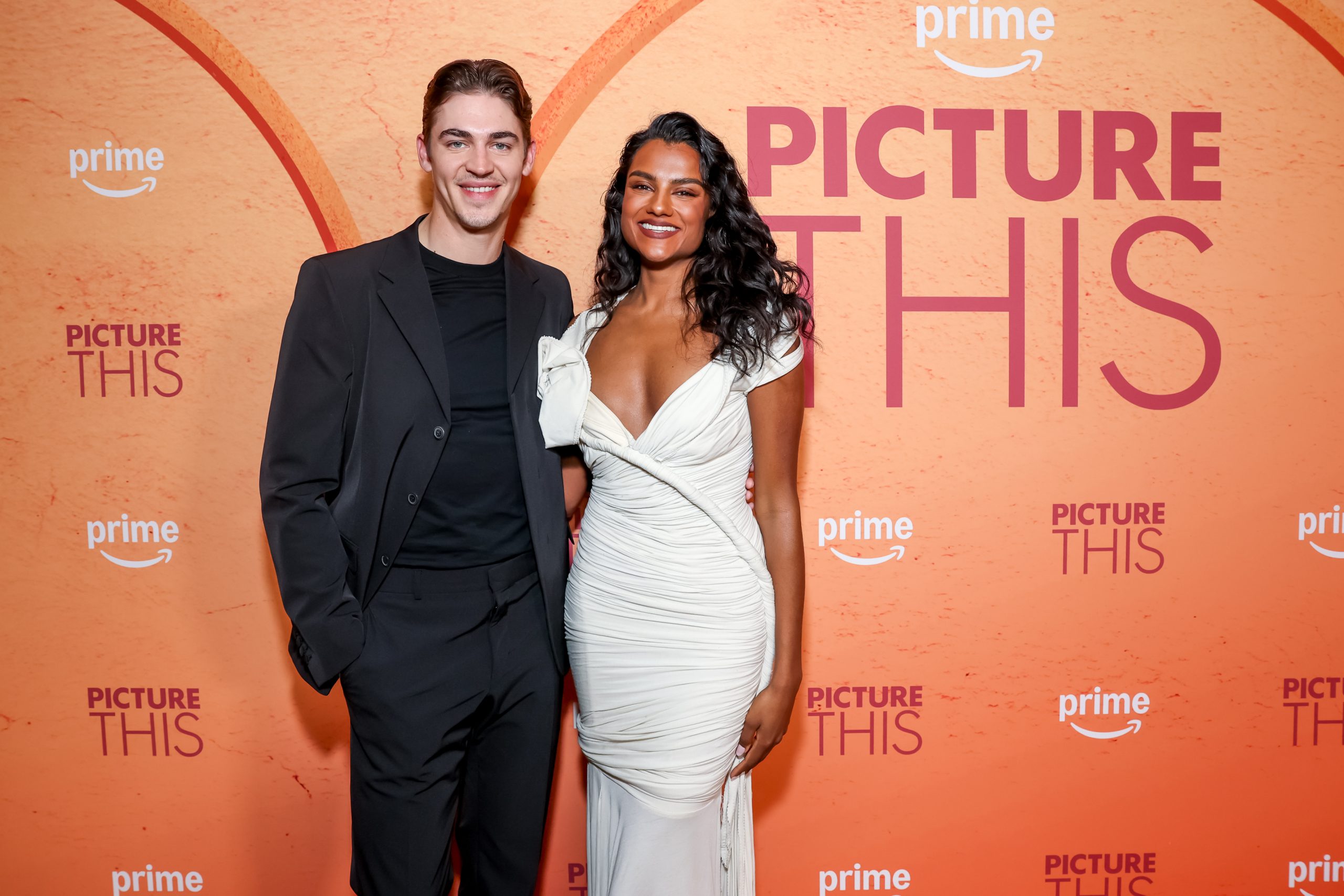 Hero Fiennes Tiffin and Simone Ashley attend the Amazon MGM Studios 'Picture This' special screening at NeueHouse Madison Square on Wednesday March 5, 2025 in New York City.