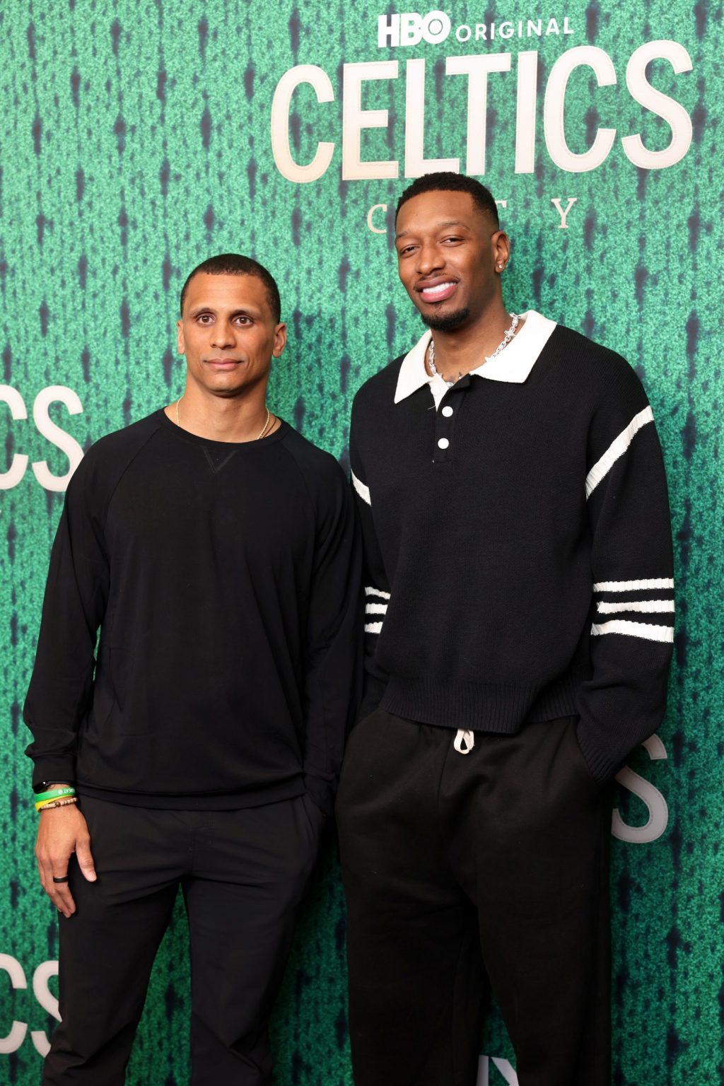 BOSTON, MA - FEBRUARY 21: (L-R) Joe Mazzulla and Torrey Craig attend the Premiere of HBO Original Documentary Series "Celtics City" on February 21, 2025 in Boston, Massachusetts. (Photo by Scott Eisen/Getty Images for HBO)
