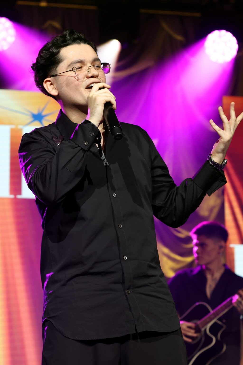 MIAMI, FLORIDA - MARCH 06: Jasiel Nuñez performs onstage for the BMI Latin Awards on March 06, 2025 in Miami, Florida. (Photo by Alexander Tamargo/Getty Images for BMI)