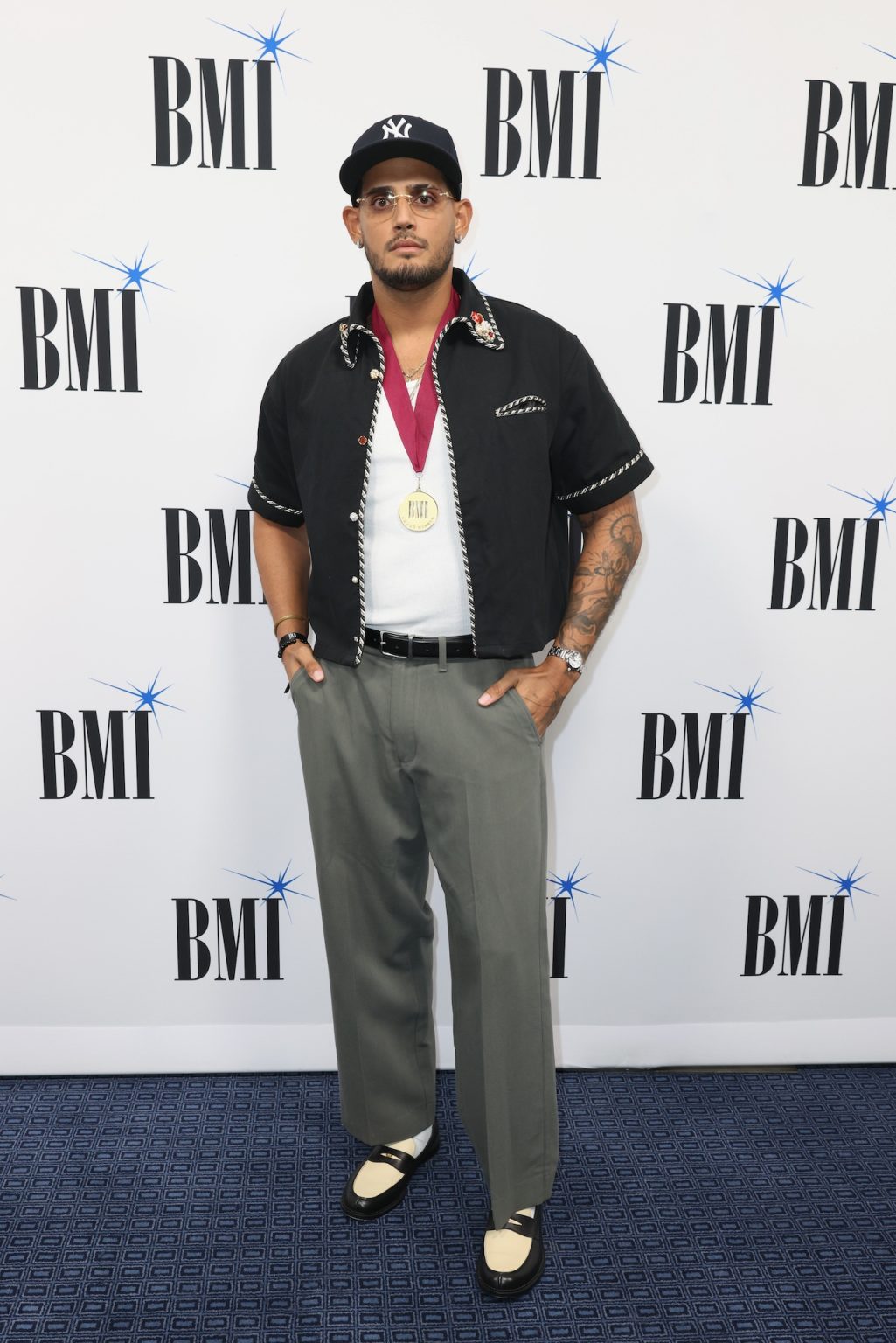 MIAMI, FLORIDA - MARCH 06: Mauro attends the BMI Latin Awards on March 06, 2025 in Miami, Florida. (Photo by Alexander Tamargo/Getty Images for BMI)