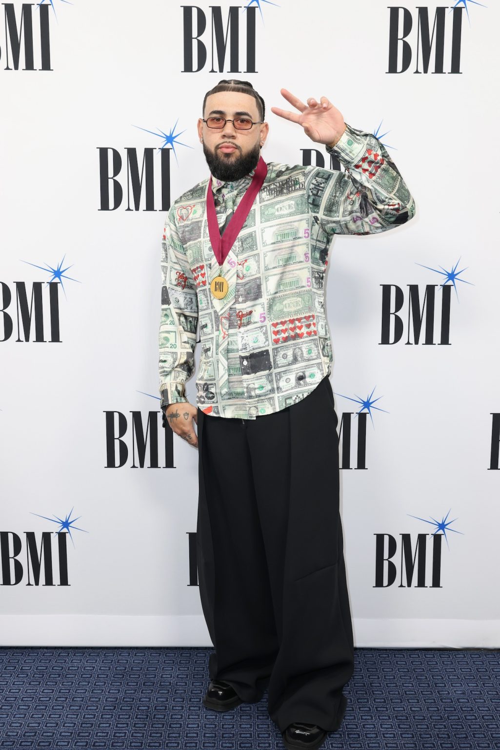 MIAMI, FLORIDA - MARCH 06: Foreign Teck attends the BMI Latin Awards on March 06, 2025 in Miami, Florida. (Photo by Alexander Tamargo/Getty Images for BMI)