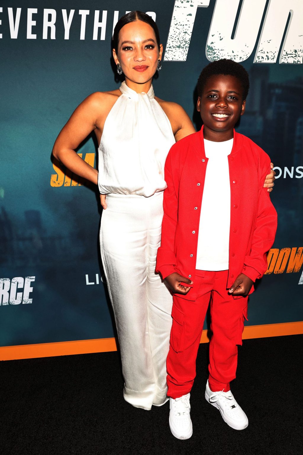 NY, NY - {05/01/2025} “ Shadow Force ” NY special screening . -PICTURED: Natalia Reyes and Jaheel Kamara - PHOTO by: Dave Allocca / StarPix - Location: AMC Lincoln Square