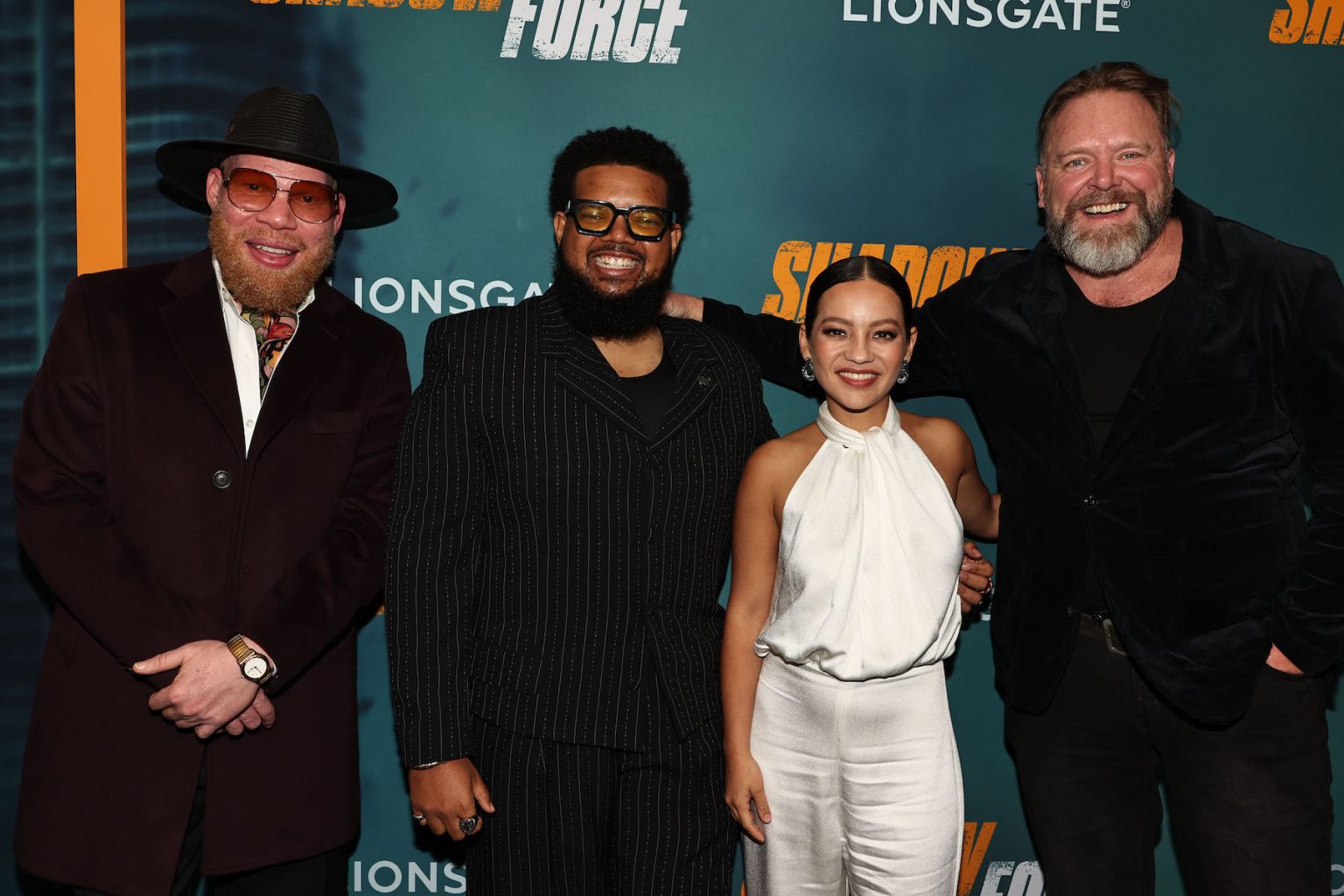 NY, NY - {05/01/2025} “ Shadow Force ” NY special screening . -PICTURED: Marvin Jones III , Stephen Love , Natalia Reyes and Joe Carnahan - PHOTO by: Dave Allocca / StarPix - Location: AMC Lincoln Square
