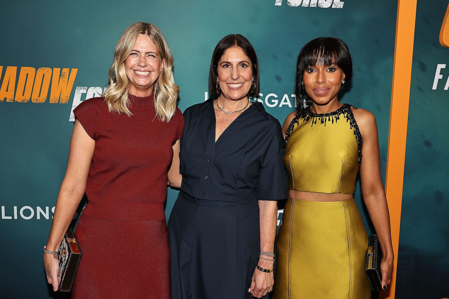 NY, NY - {05/01/2025} “ Shadow Force ” NY special screening . -PICTURED: Erin Westerman , Pilar Savone and Kerry Washington - PHOTO by: Dave Allocca / StarPix - Location: AMC Lincoln Square