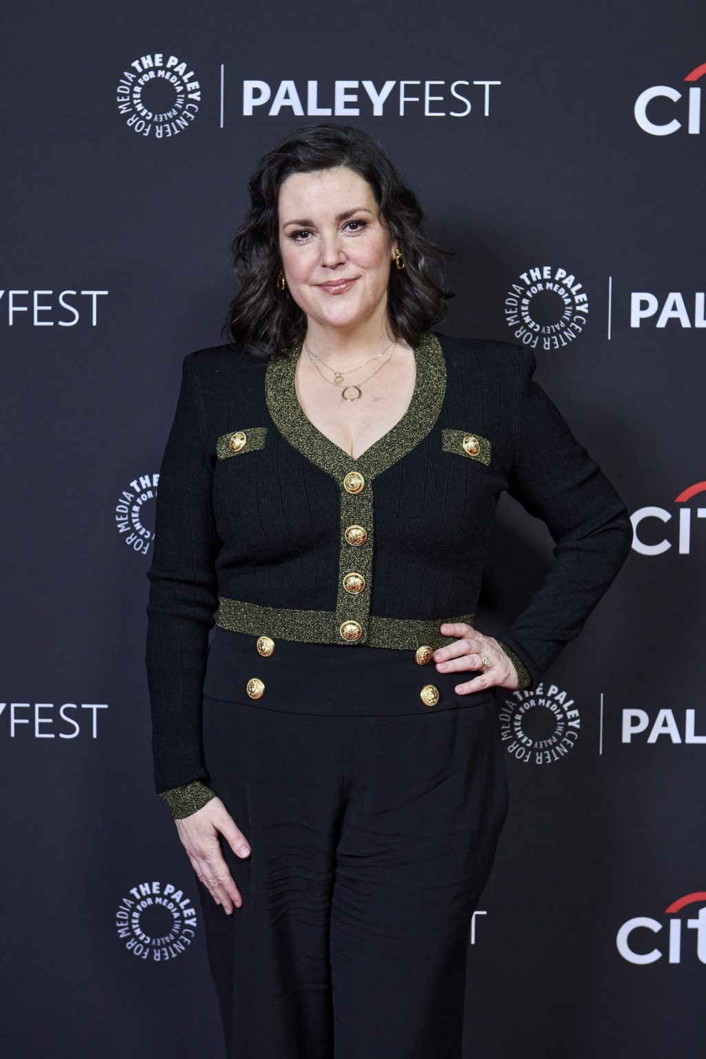 HOLLYWOOD CA - MARCH 29: Melanie Lynskey at PaleyFest LA 2025 honoring Poker Face, presented by the Paley Center for Media, at the DOLBY THEATRE on March 29, 2025 in Hollywood, California. © Courtney McAllister