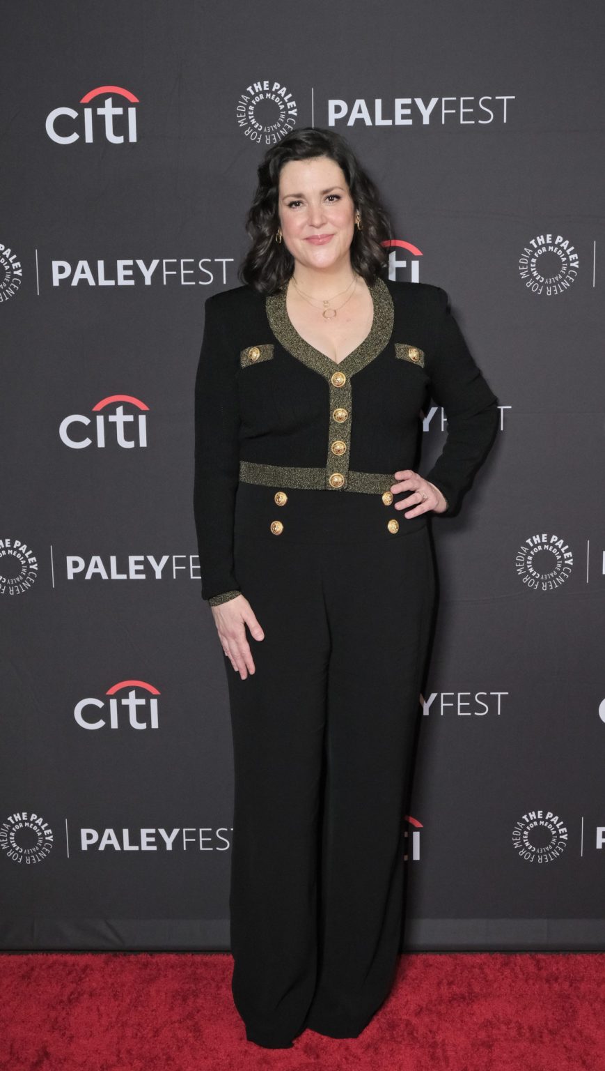 HOLLYWOOD CA - MARCH 29: Melanie Lynskey at PaleyFest LA 2025 honoring Poker Face, presented by the Paley Center for Media, at the DOLBY THEATRE on March 29, 2025 in Hollywood, California. © Michael Bulbenko