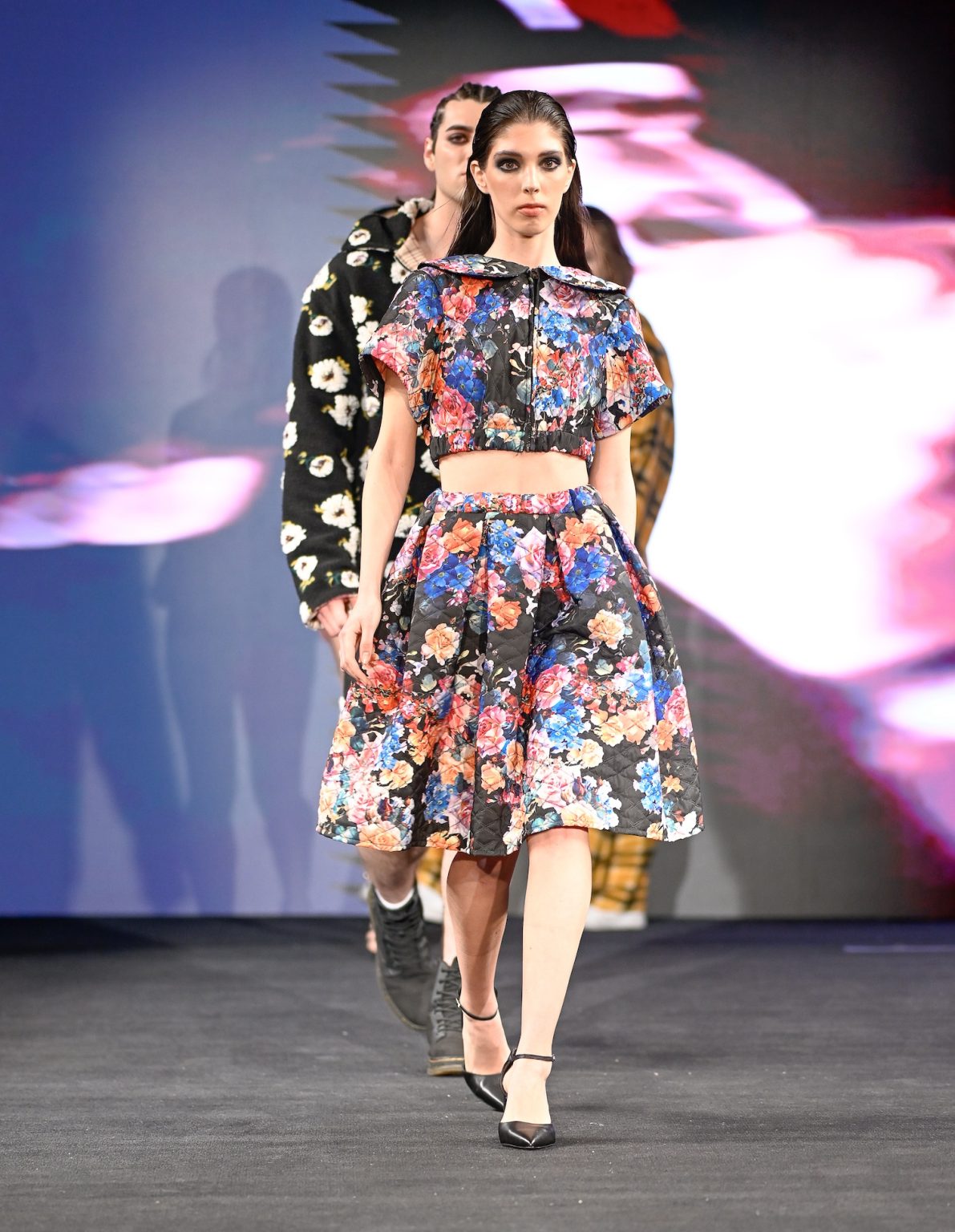 NEW YORK, NEW YORK - FEBRUARY 06: A model walks the runway at the Samuel Gärtner show during New York Fashion Week Powered By Art Hearts Fashion at The Angel Orensanz Foundation on February 06, 2025 in New York City. (Photo by Arun Nevader/Getty Images for Art Hearts Fashion)
