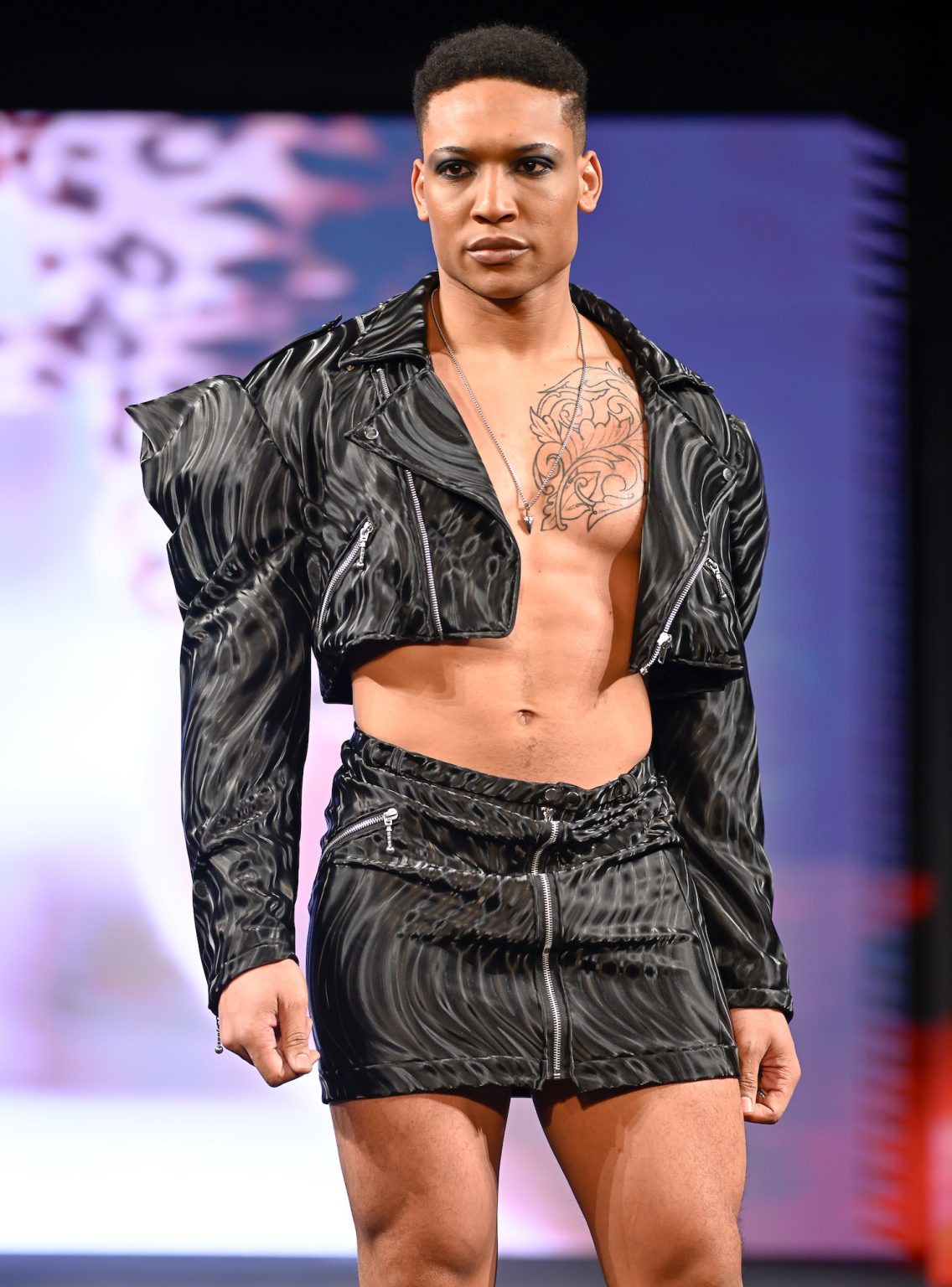 NEW YORK, NEW YORK - FEBRUARY 06: A model walks the runway at the Samuel Gärtner show during New York Fashion Week Powered By Art Hearts Fashion at The Angel Orensanz Foundation on February 06, 2025 in New York City. (Photo by Arun Nevader/Getty Images for Art Hearts Fashion)