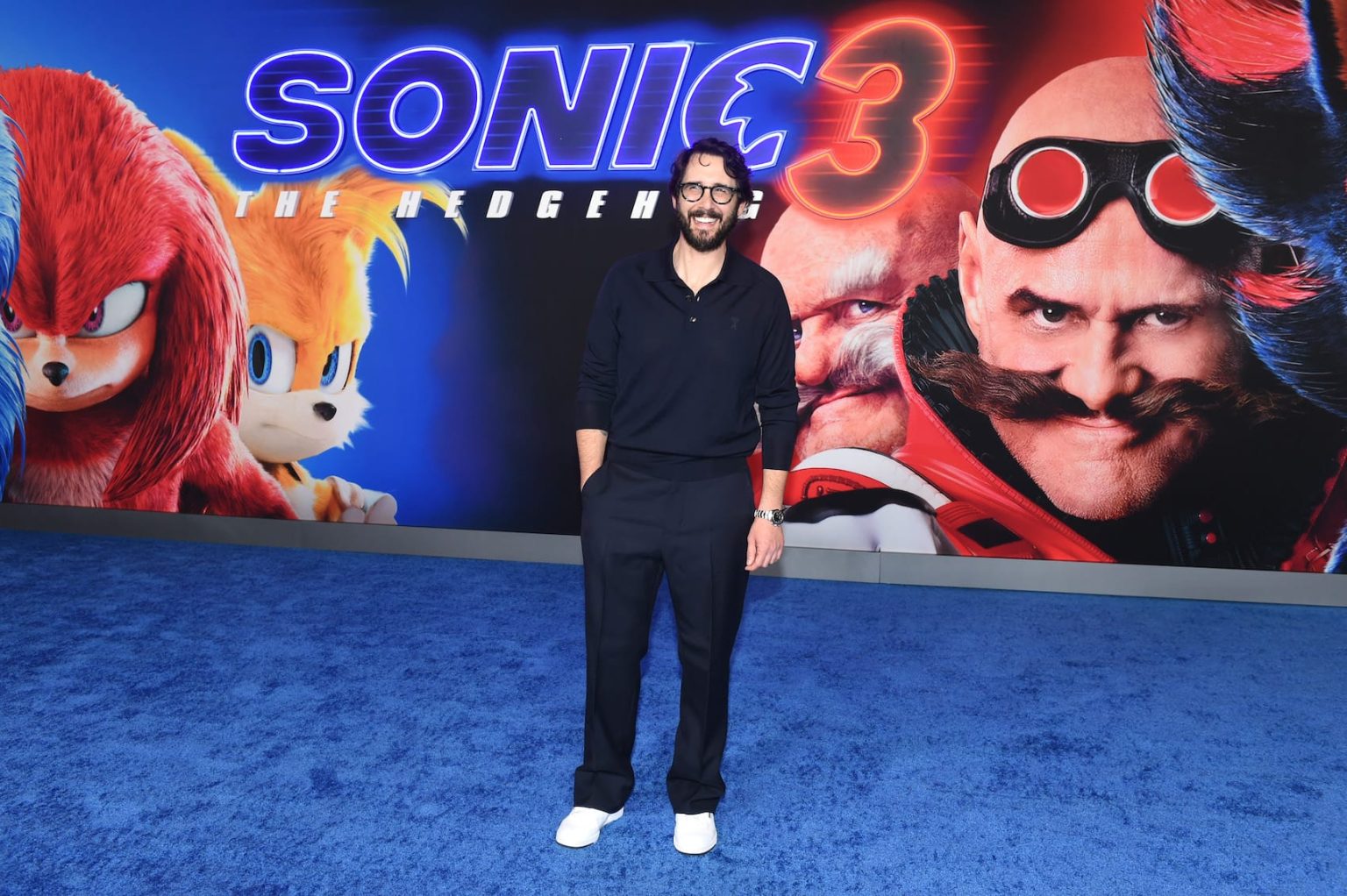 HOLLYWOOD, CALIFORNIA - DECEMBER 16: Josh Groban attends the "Sonic The Hedgehog 3" Los Angeles premiere at the TCL Chinese Theatre on December 16, 2024, in Hollywood, California. (Photo by Vivien Killilea/Getty Images for Paramount Pictures)