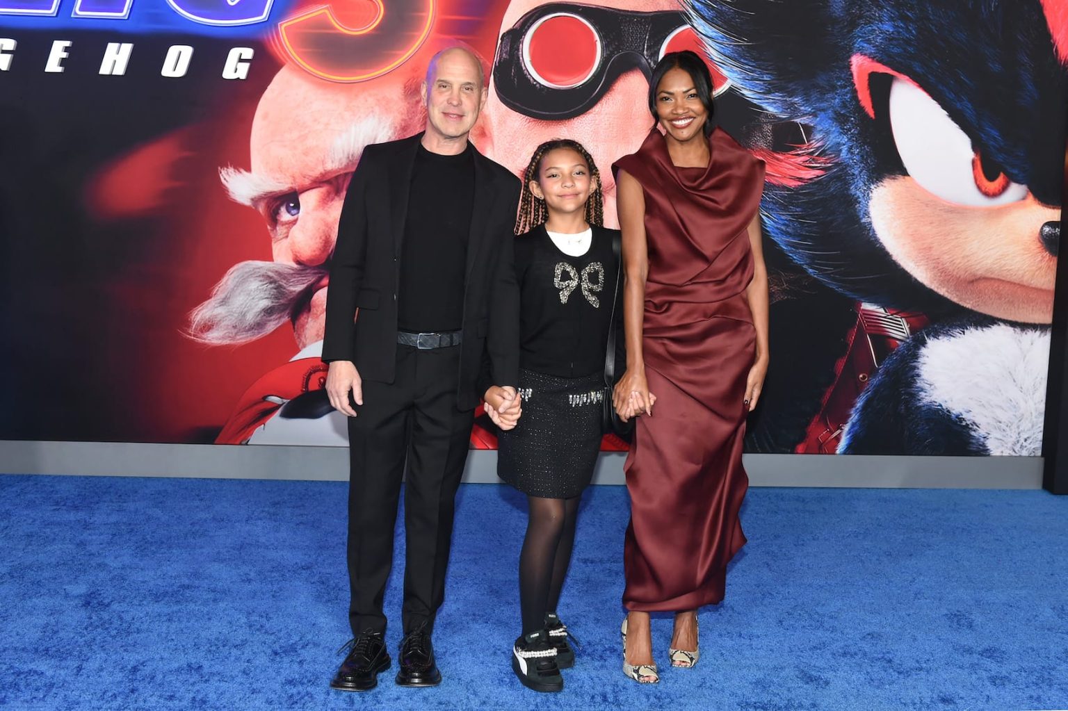 HOLLYWOOD, CALIFORNIA - DECEMBER 16: Brian Robbins (L) and Tracy James (R) attend the "Sonic The Hedgehog 3" Los Angeles premiere at the TCL Chinese Theatre on December 16, 2024, in Hollywood, California. (Photo by Vivien Killilea/Getty Images for Paramount Pictures)