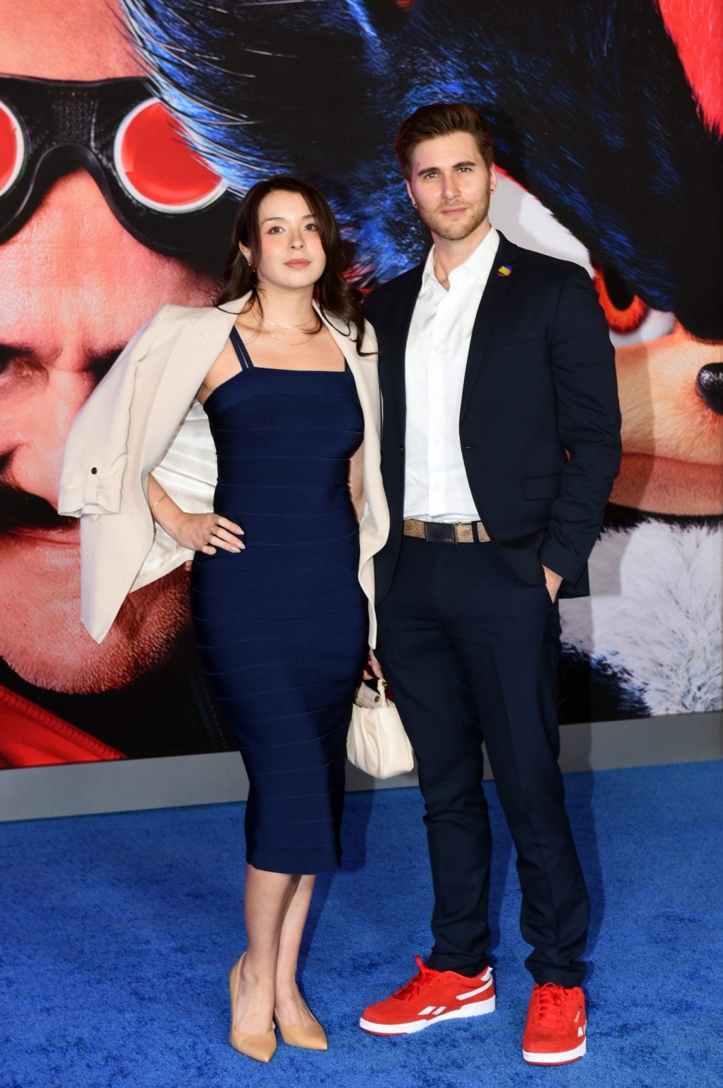 HOLLYWOOD, CALIFORNIA - DECEMBER 16: Tyson Hesse (R) and guest attend the "Sonic The Hedgehog 3" Los Angeles premiere at the TCL Chinese Theatre on December 16, 2024, in Hollywood, California. (Photo by Vivien Killilea/Getty Images for Paramount Pictures)