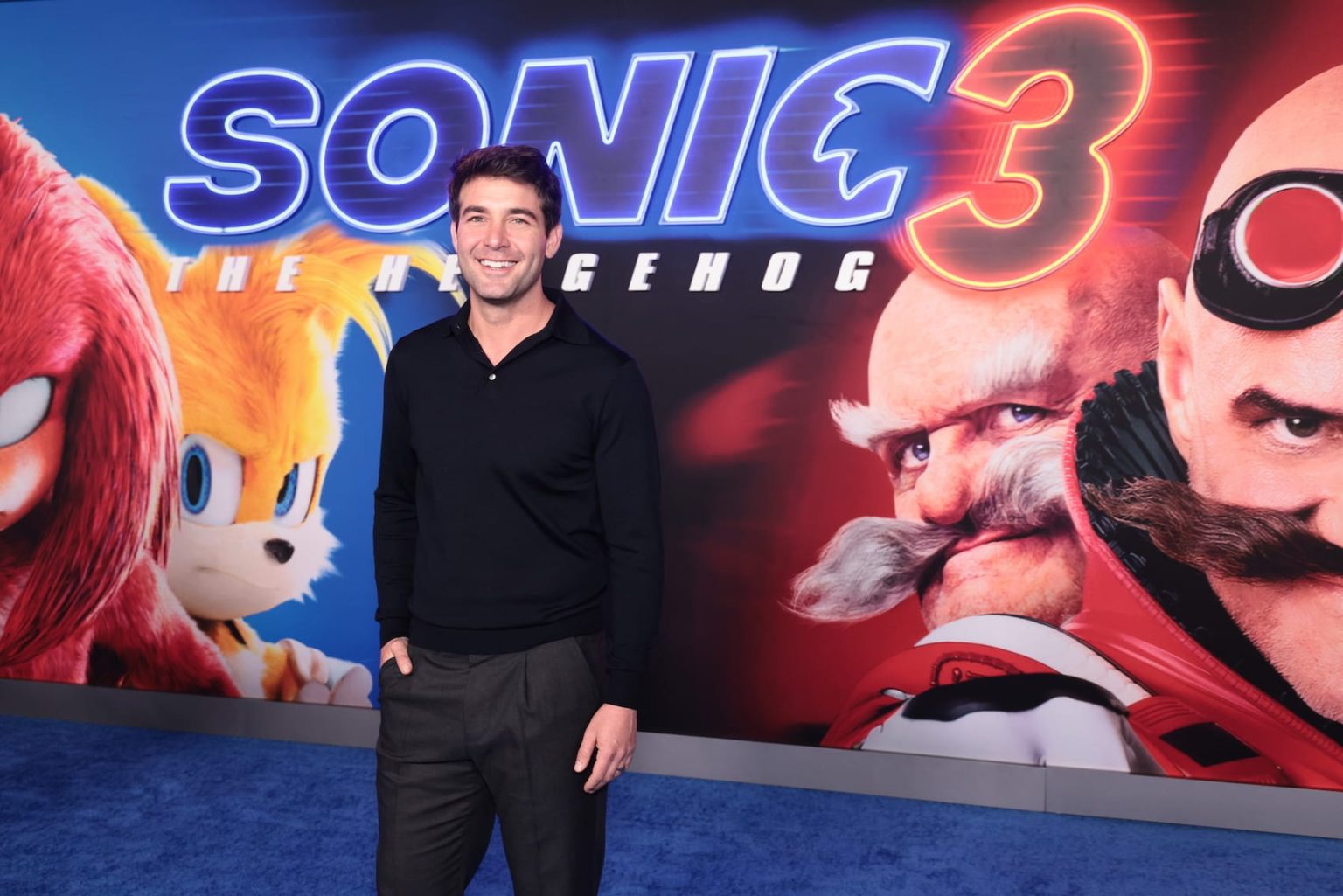 James Wolk attends the "Sonic The Hedgehog 3" Los Angeles Premiere at the TCL Chinese Theatre in Hollywood, CA on Monday, December 16, 2024 (photo: Alex J. Berliner/ABImages)