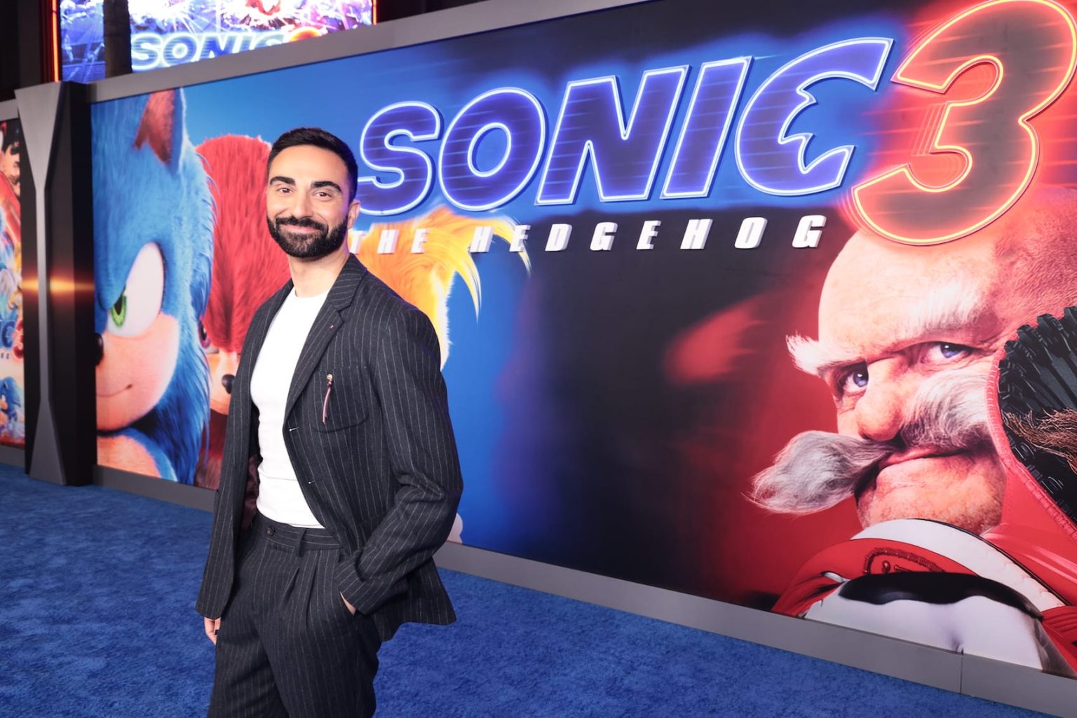 Lee Majdoub attends the "Sonic The Hedgehog 3" Los Angeles Premiere at the TCL Chinese Theatre in Hollywood, CA on Monday, December 16, 2024 (photo: Alex J. Berliner/ABImages)