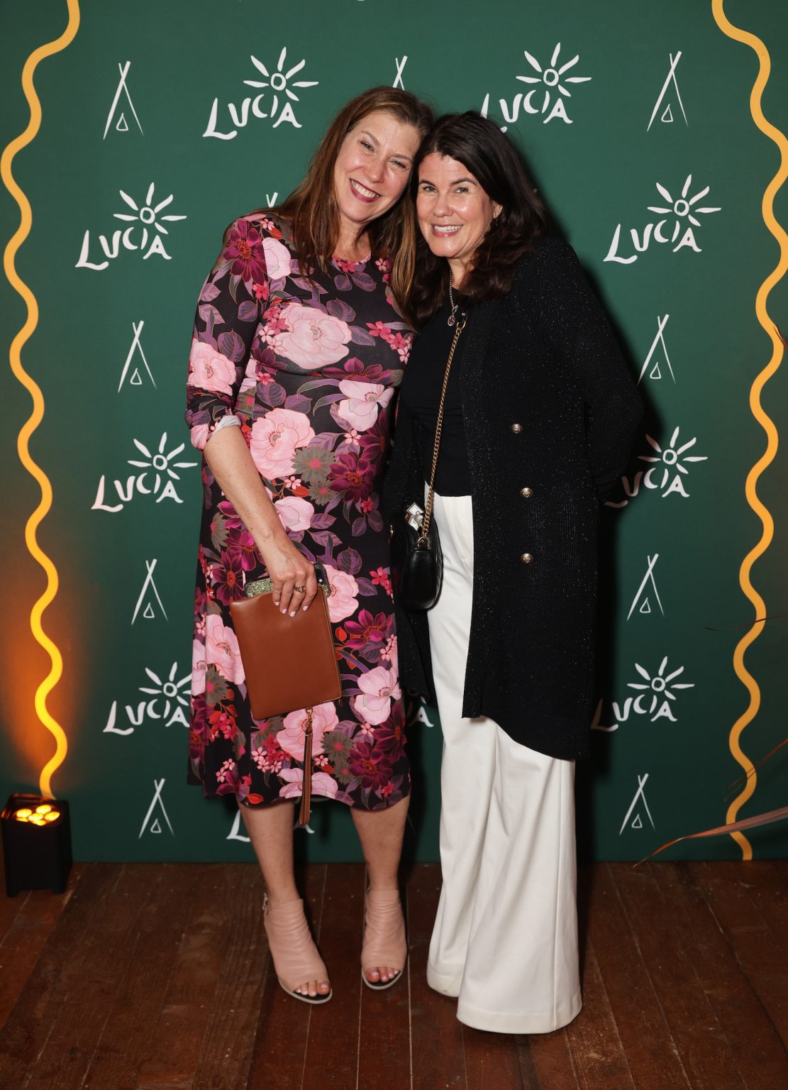 CANNES, FRANCE - MAY 19: Laurie May and Danielle Pelland attend the "Splitsville" after-party presented by Minuty and Veuve Clicquot during the Cannes Film Festival at Lucia Cannes by Nikki Beach Hospitality Group on May 19, 2025 in Cannes, France. Photo by Dave Benett