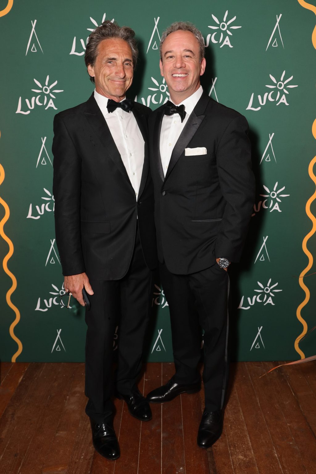 CANNES, FRANCE - MAY 19: Lawrence Bender and Michael Bloom attend the "Splitsville" after-party presented by Minuty and Veuve Clicquot during the Cannes Film Festival at Lucia Cannes by Nikki Beach Hospitality Group on May 19, 2025 in Cannes, France. Photo by Dave Benett