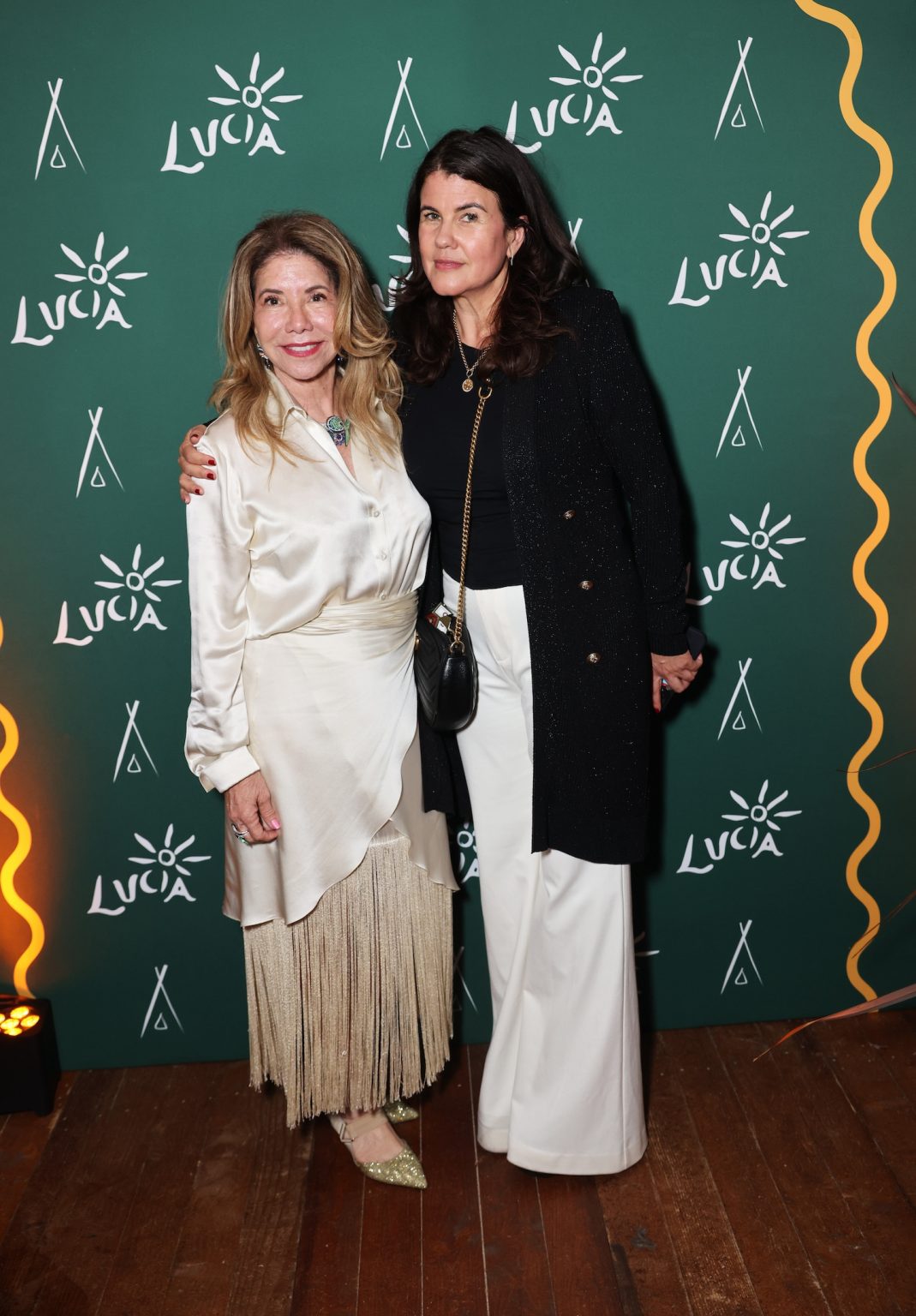CANNES, FRANCE - MAY 19: Lucía Penrod, Nikki Beach Co-Founder & CEO, and Danielle Pelland attend the "Splitsville" after-party presented by Minuty and Veuve Clicquot during the Cannes Film Festival at Lucia Cannes by Nikki Beach Hospitality Group on May 19, 2025 in Cannes, France. Photo by Dave Benett