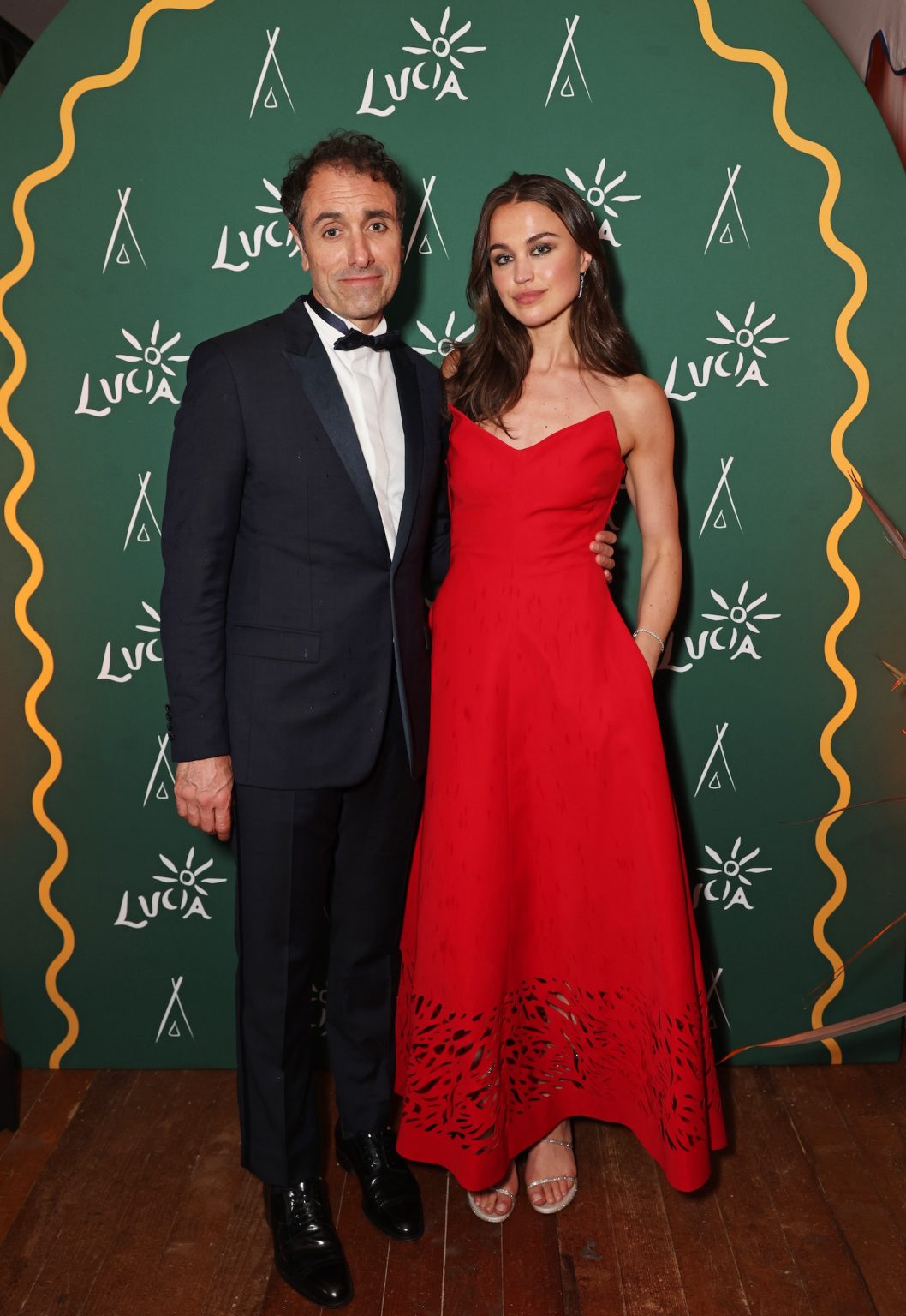 CANNES, FRANCE - MAY 19: Michael Angelo Covino and Emily Korteweg attend the "Splitsville" after-party presented by Minuty and Veuve Clicquot during the Cannes Film Festival at Lucia Cannes by Nikki Beach Hospitality Group on May 19, 2025 in Cannes, France. Photo by Dave Benett