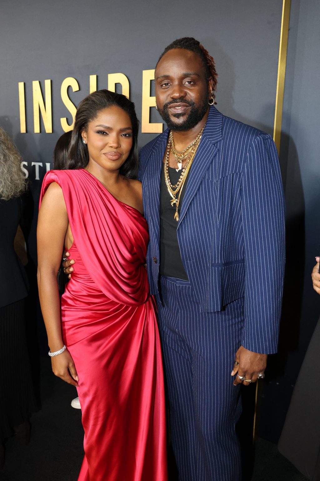 LOS ANGELES, CALIFORNIA - DECEMBER 04: Ryan Destiny and Brian Tyree Henry attend the Los Angeles Premiere Of "The Fire Inside" at DGA Theater Complex on December 04, 2024 in Los Angeles, California. (Photo by Eric Charbonneau/Amazon MGM Studios via Getty Images)