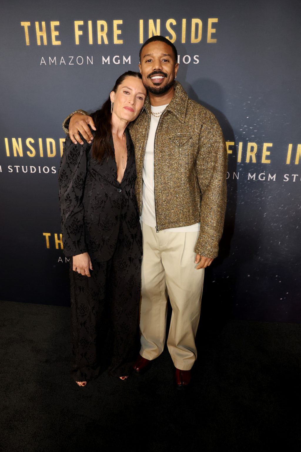LOS ANGELES, CALIFORNIA - DECEMBER 04: Director Rachel Morrison and Michael B. Jordan attend the Los Angeles Premiere Of "The Fire Inside" at DGA Theater Complex on December 04, 2024 in Los Angeles, California. (Photo by Eric Charbonneau/Amazon MGM Studios via Getty Images)