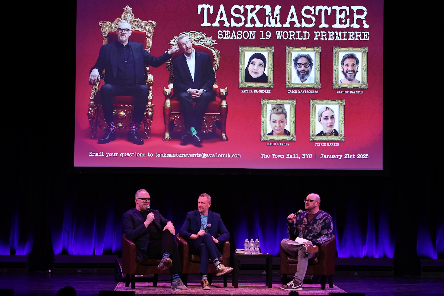 The World Premiere Of TASKMASTER Season 19 On January 21, 2025 At Sold Out Event At The Town Hall In New York City