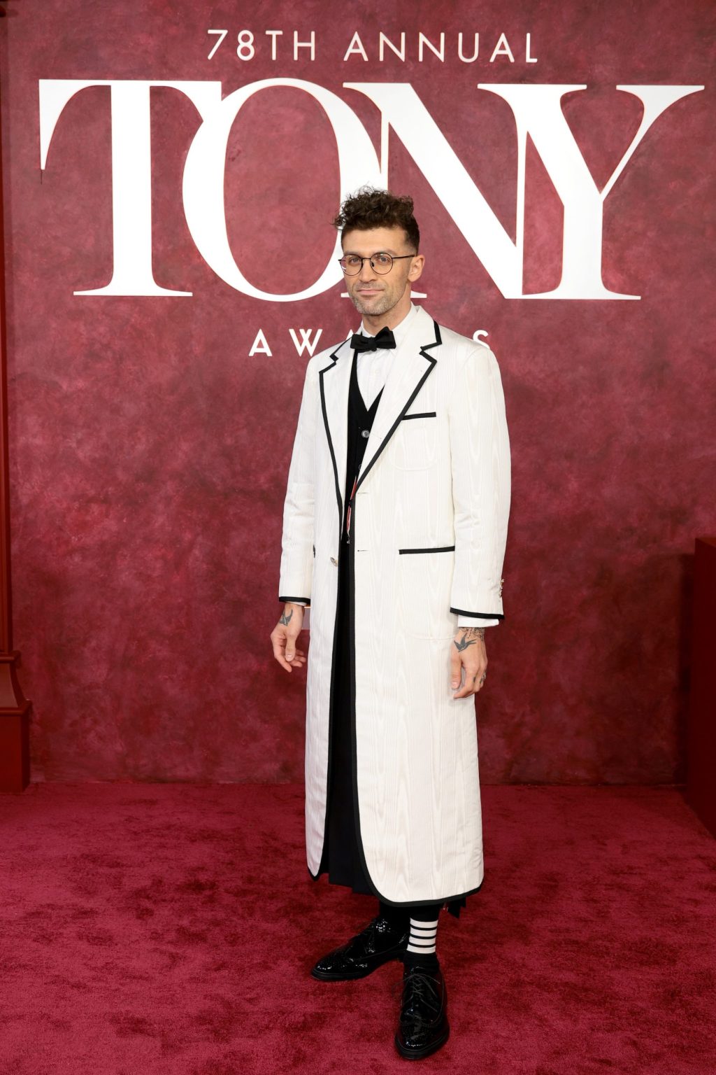 NEW YORK, NEW YORK - JUNE 08: Sam Pinkleton attends The 78th Annual Tony Awards at Radio City Music Hall on June 08, 2025 in New York City. (Photo by Dimitrios Kambouris/Getty Images for Tony Awards Productions)