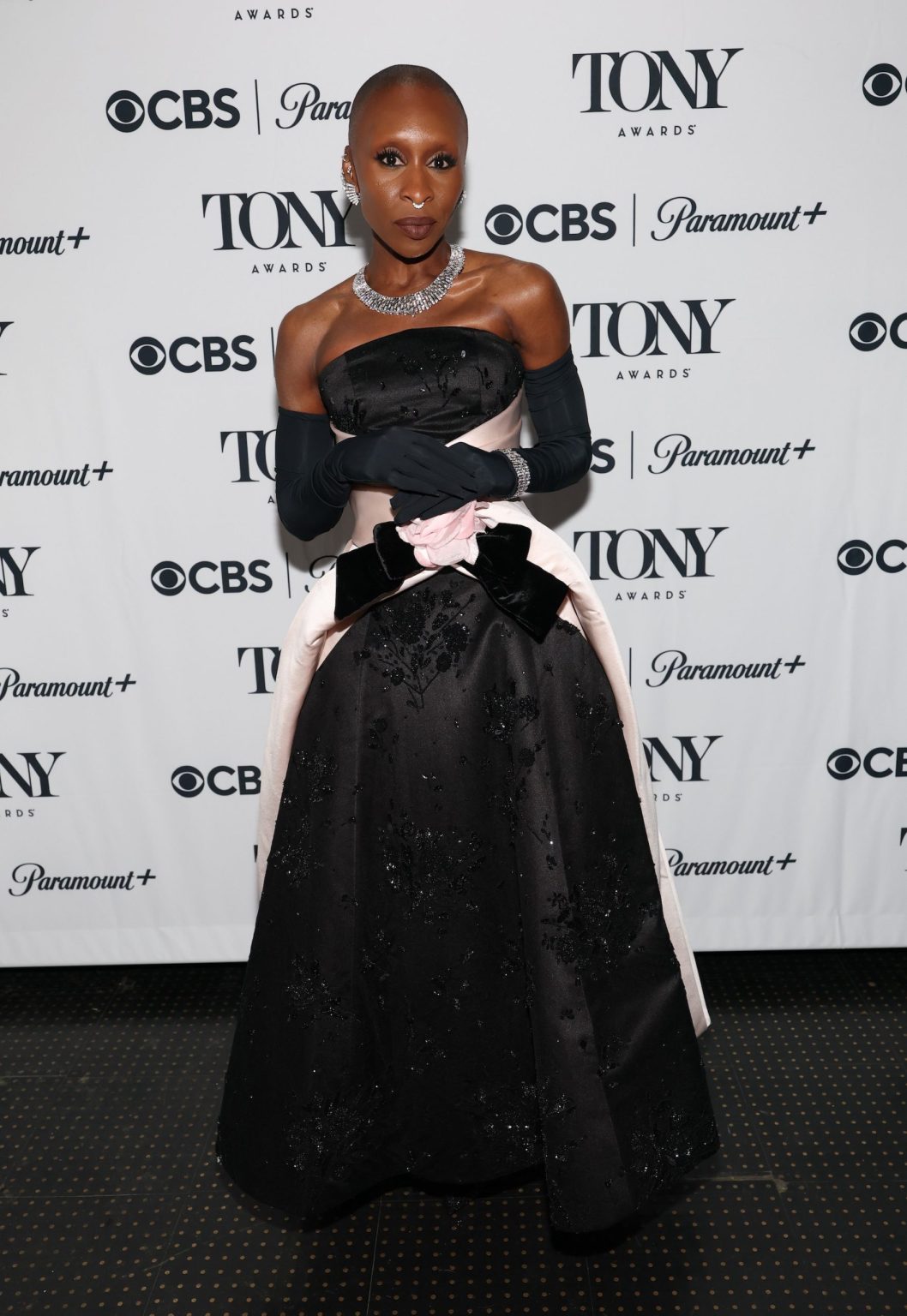 NEW YORK, NEW YORK - JUNE 08: Cynthia Erivo attends The 78th Annual Tony Awards Green Room presented by Cunard at Radio City Music Hall on June 08, 2025 in New York City. (Photo by Kevin Mazur/Getty Images for Tony Awards Productions)