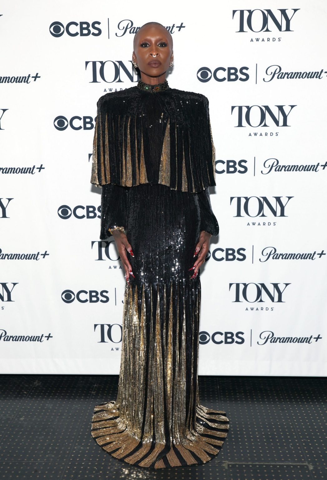NEW YORK, NEW YORK - JUNE 08: Cynthia Erivo attends The 78th Annual Tony Awards Green Room presented by Cunard at Radio City Music Hall on June 08, 2025 in New York City. (Photo by Kevin Mazur/Getty Images for Tony Awards Productions)