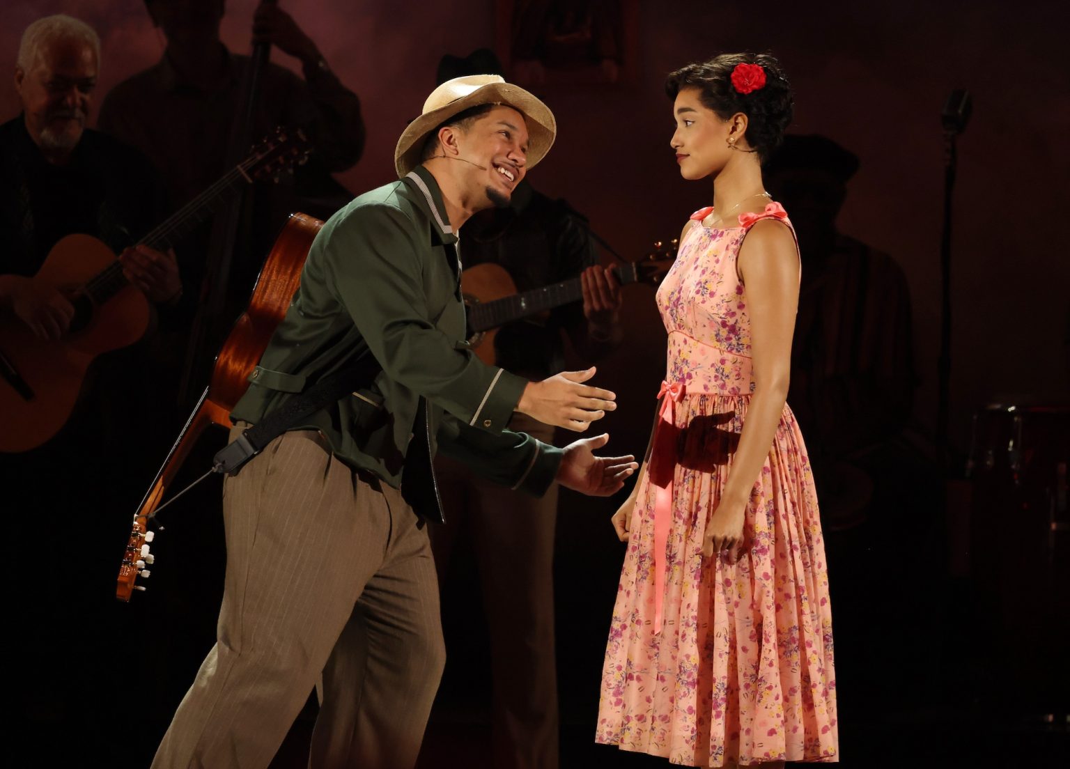 NEW YORK, NEW YORK - JUNE 08: Da'Von T. Moody, Natalie Venetia Belcon and the cast of "Buena Vista Social Club" perform onstage during The 78th Annual Tony Awards at Radio City Music Hall on June 08, 2025 in New York City. (Photo by Kevin Mazur/Getty Images for Tony Awards Productions)