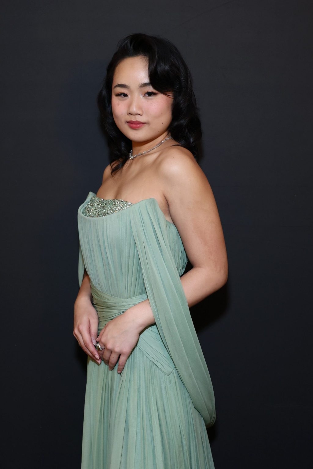 NEW YORK, NEW YORK - JUNE 08: Helen J. Shen poses in The 78th Annual Tony Awards Media Room presented by Carnegie Mellon University at 3 West Club on June 08, 2025 in New York City. (Photo by Cindy Ord/Getty Images for Tony Awards Productions)