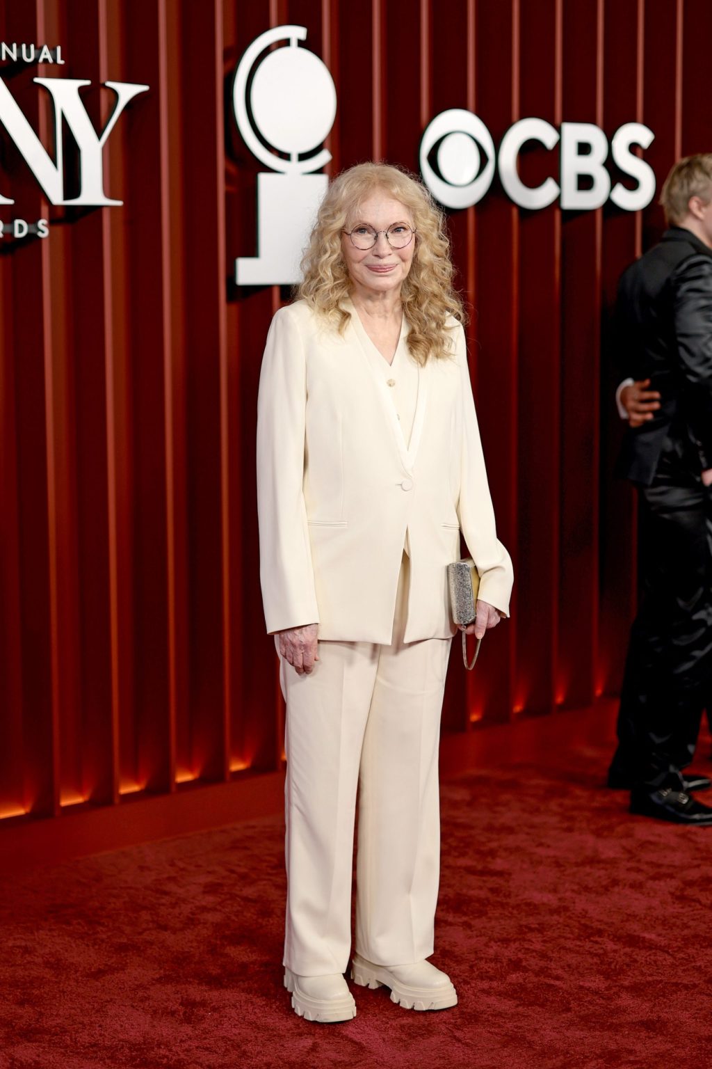 NEW YORK, NEW YORK - JUNE 08: Mia Farrow attends The 78th Annual Tony Awards at Radio City Music Hall on June 08, 2025 in New York City. (Photo by Dimitrios Kambouris/Getty Images for Tony Awards Productions)