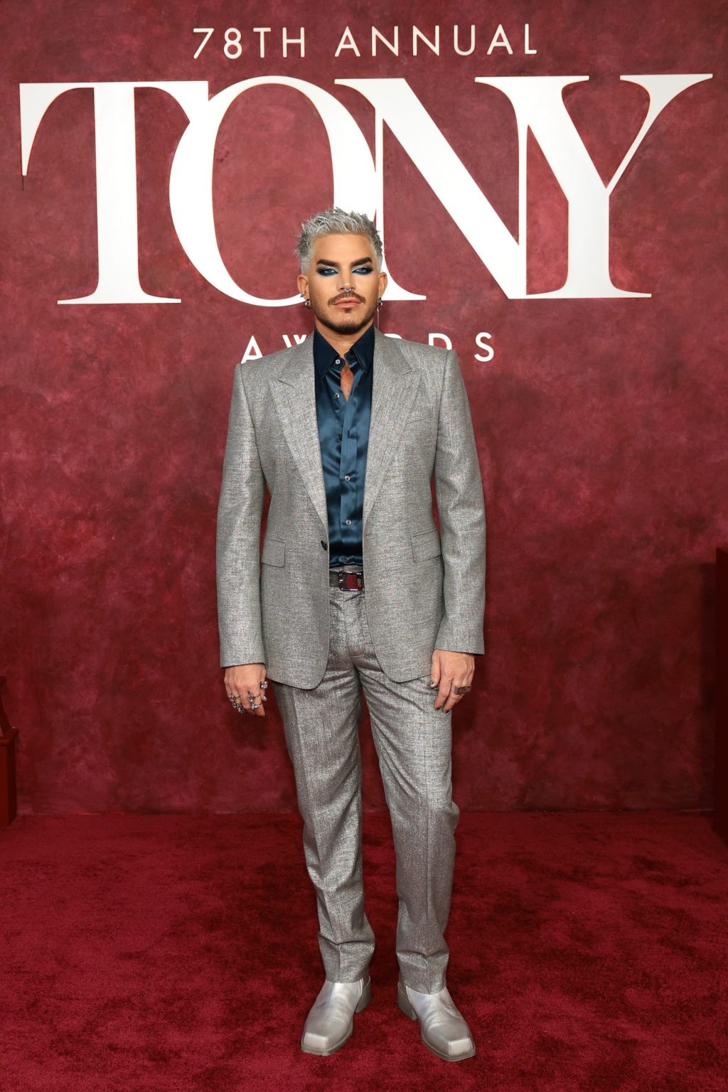 NEW YORK, NEW YORK - JUNE 08: Adam Lambert attends The 78th Annual Tony Awards at Radio City Music Hall on June 08, 2025 in New York City. (Photo by Dimitrios Kambouris/Getty Images for Tony Awards Productions)