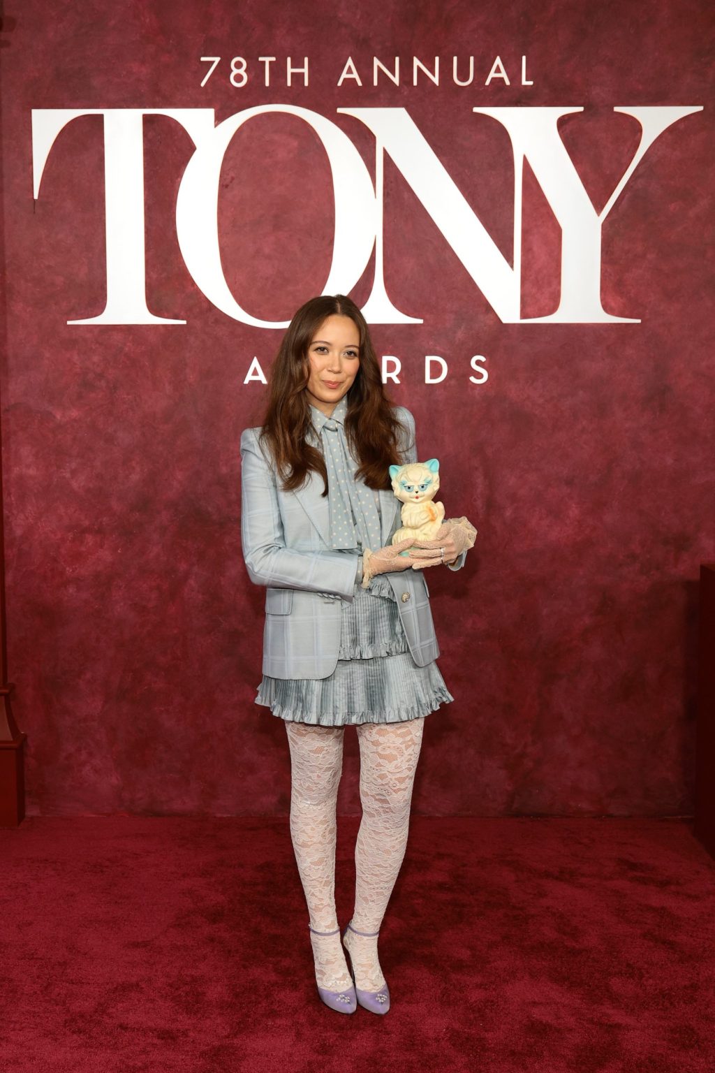 NEW YORK, NEW YORK - JUNE 08: Laufey attends The 78th Annual Tony Awards at Radio City Music Hall on June 08, 2025 in New York City. (Photo by Dimitrios Kambouris/Getty Images for Tony Awards Productions)