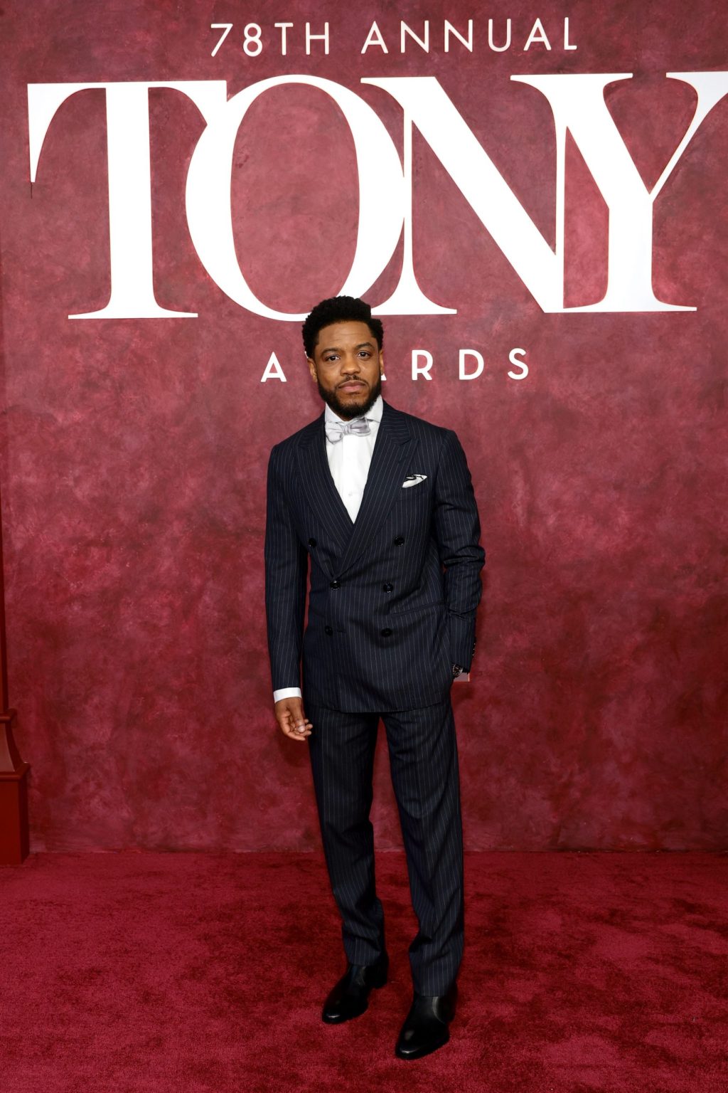 NEW YORK, NEW YORK - JUNE 08: Jon Michael Hill attends The 78th Annual Tony Awards at Radio City Music Hall on June 08, 2025 in New York City. (Photo by Dimitrios Kambouris/Getty Images for Tony Awards Productions)