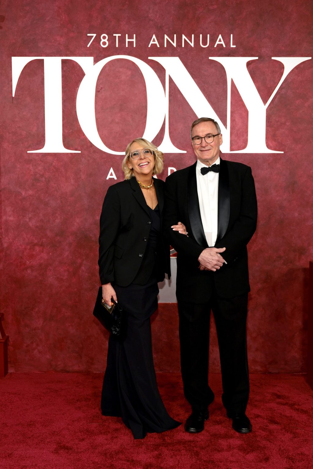 NEW YORK, NEW YORK - JUNE 08: (L-R) Sydney Beers and Steve Beers attend The 78th Annual Tony Awards at Radio City Music Hall on June 08, 2025 in New York City. (Photo by Dimitrios Kambouris/Getty Images for Tony Awards Productions)