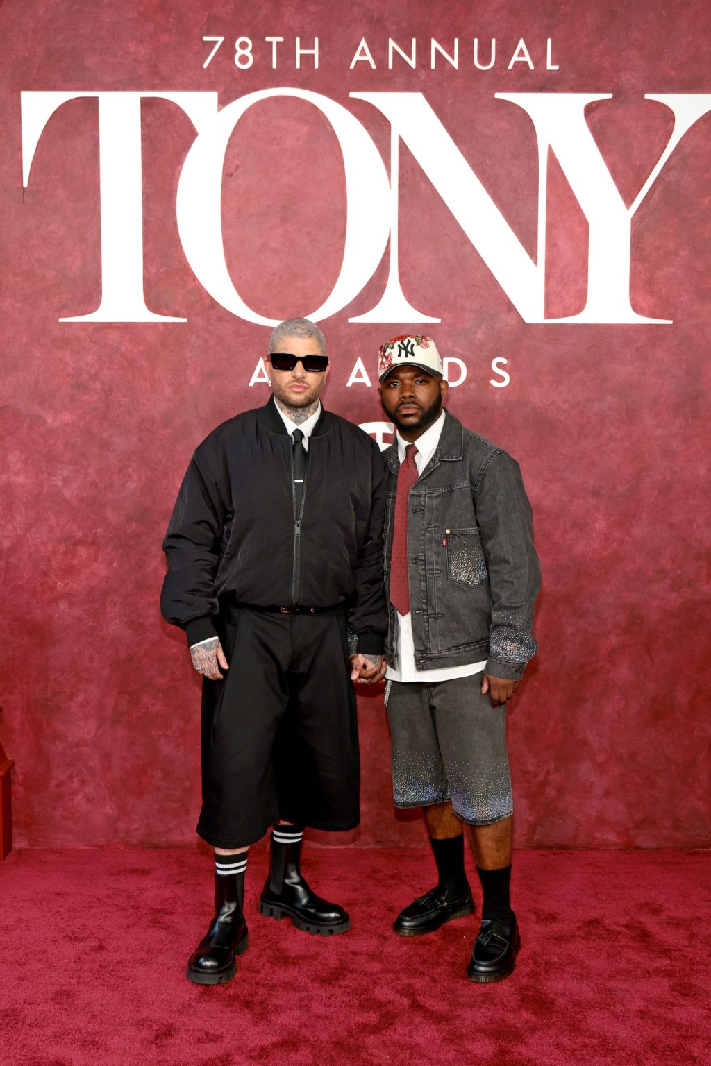 NEW YORK, NEW YORK - JUNE 08: (L-R) Jamie Lloyd and Brandon LaVar attend The 78th Annual Tony Awards at Radio City Music Hall on June 08, 2025 in New York City. (Photo by Dimitrios Kambouris/Getty Images for Tony Awards Productions)