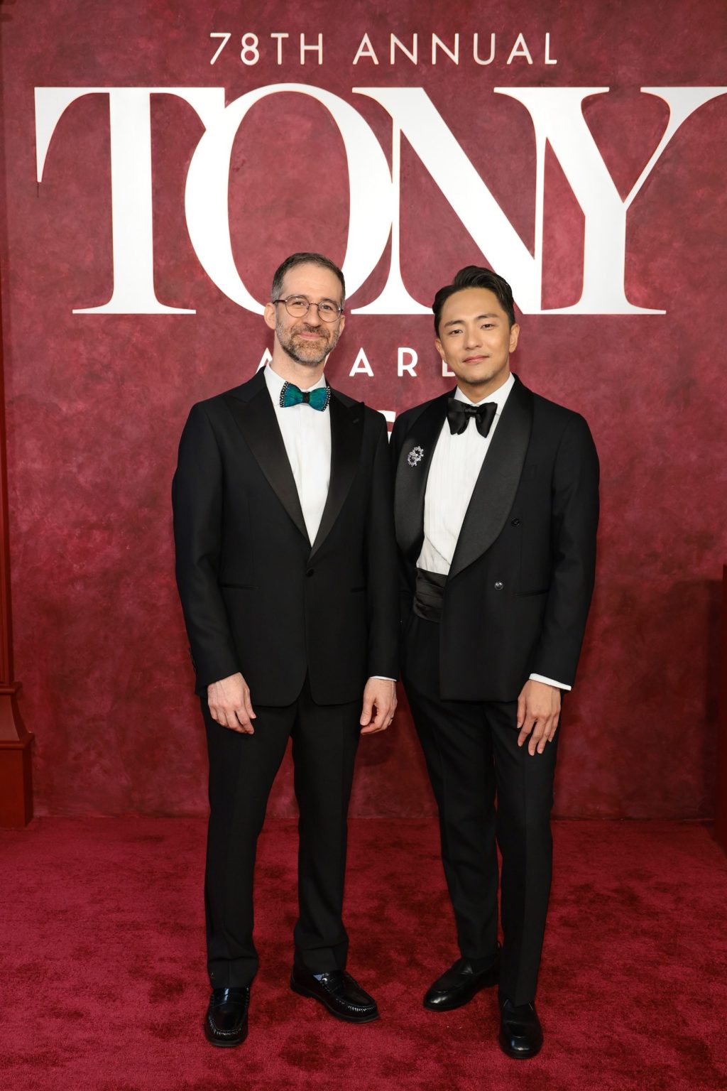 NEW YORK, NEW YORK - JUNE 08: Hue Park and Will Aronson attend The 78th Annual Tony Awards at Radio City Music Hall on June 08, 2025 in New York City. (Photo by Dimitrios Kambouris/Getty Images for Tony Awards Productions)